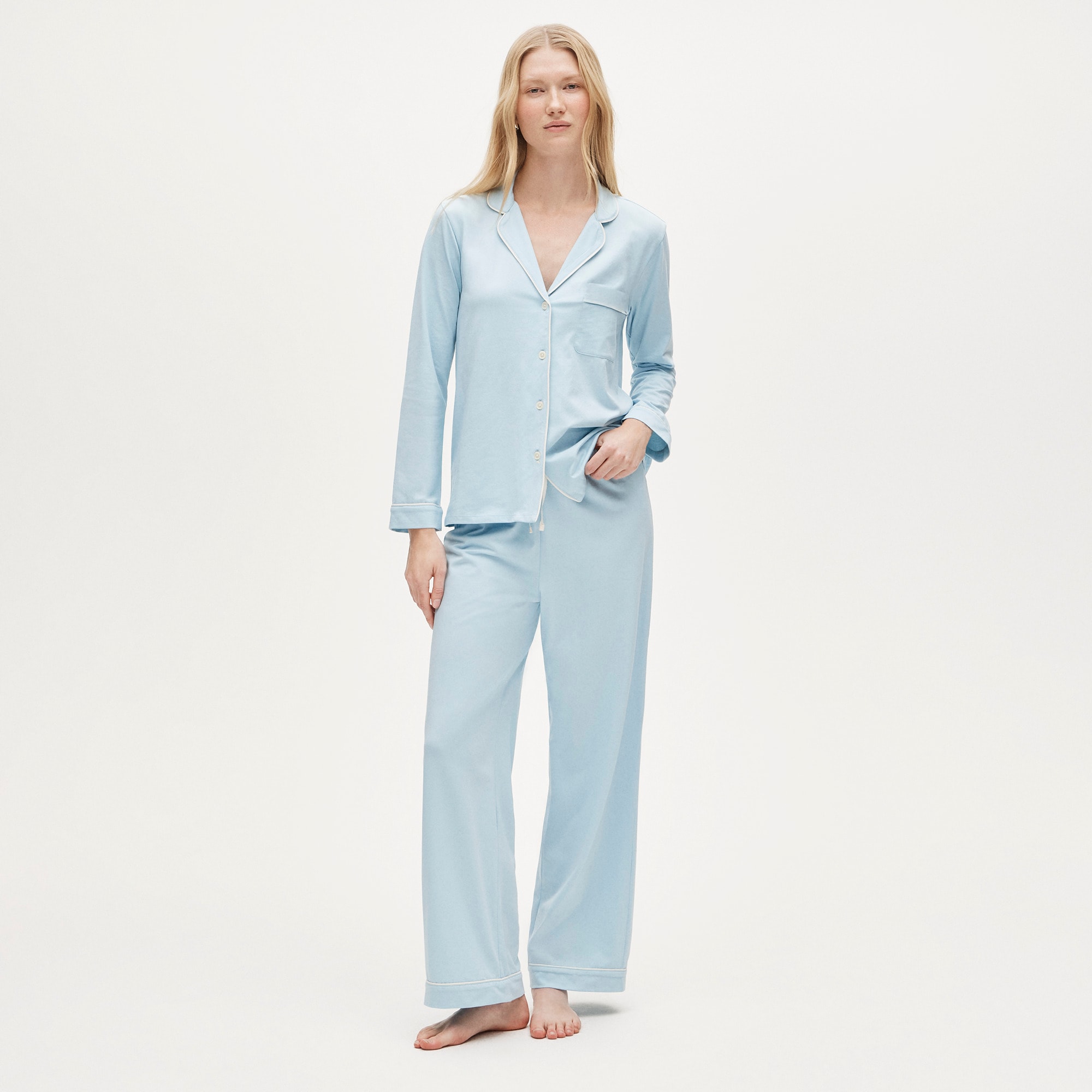 Dreamy cotton-blend pajama pant set - image 2