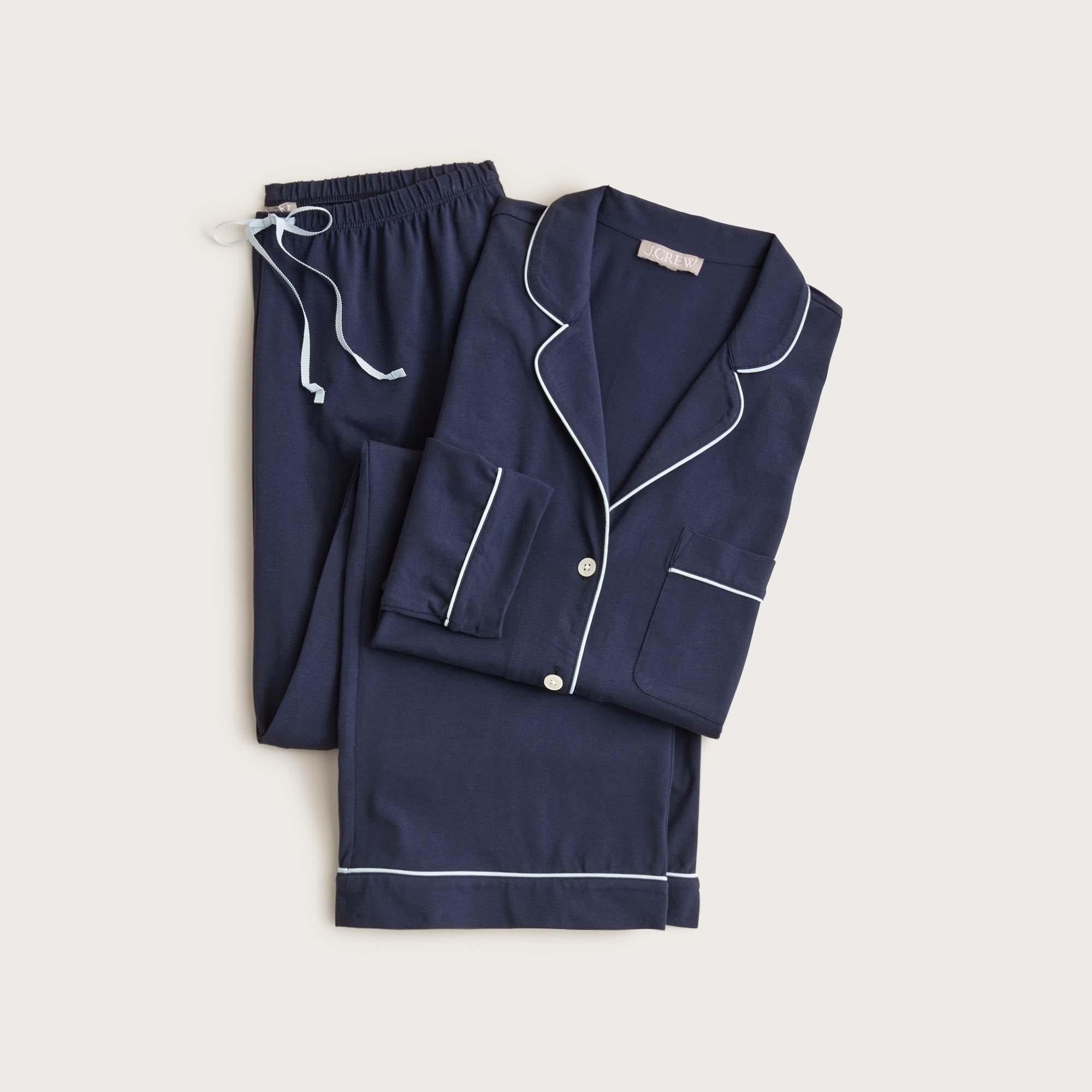 Dreamy cotton-blend pajama pant set