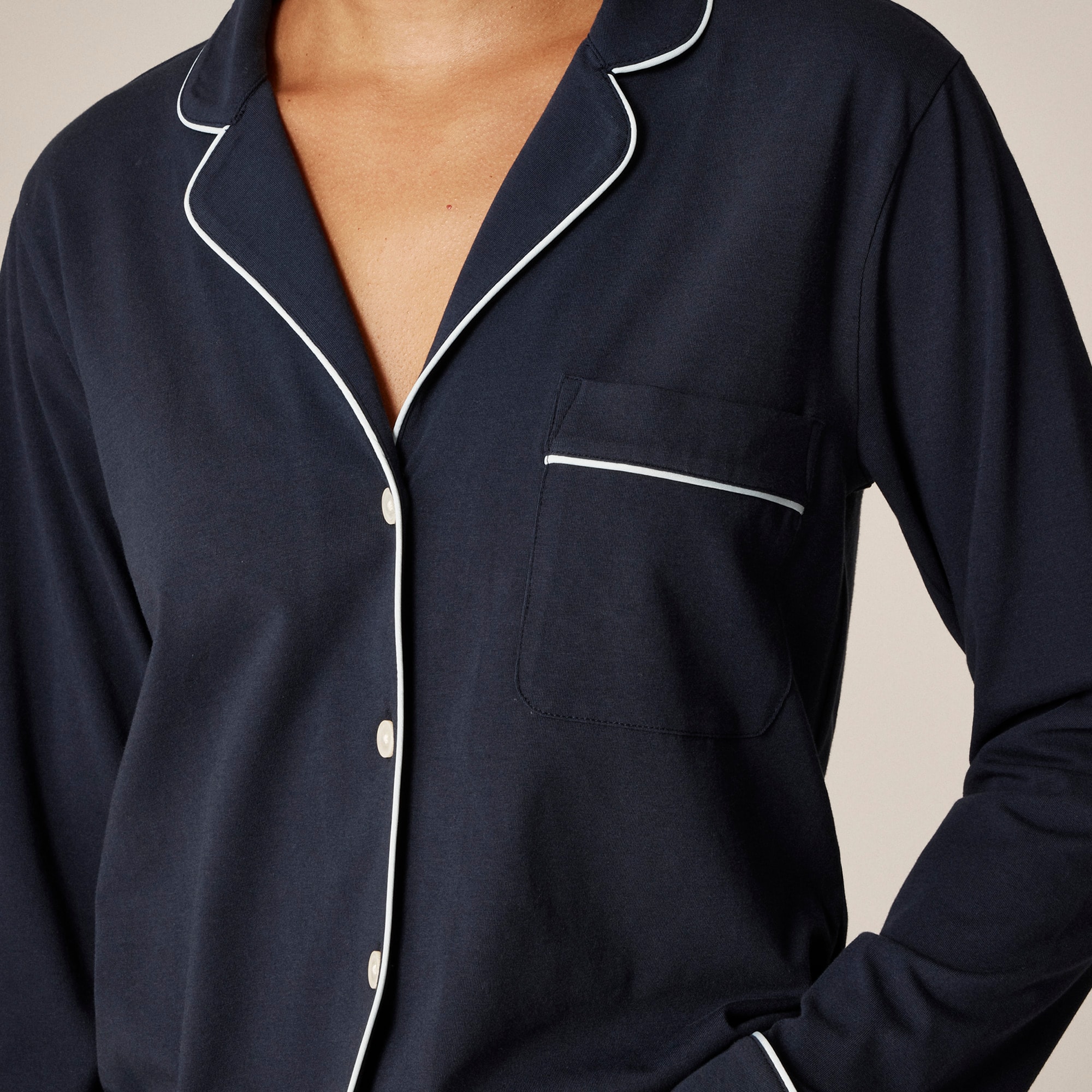 Long-sleeve T-shirt In Vintage Rib For Women | J.Crew