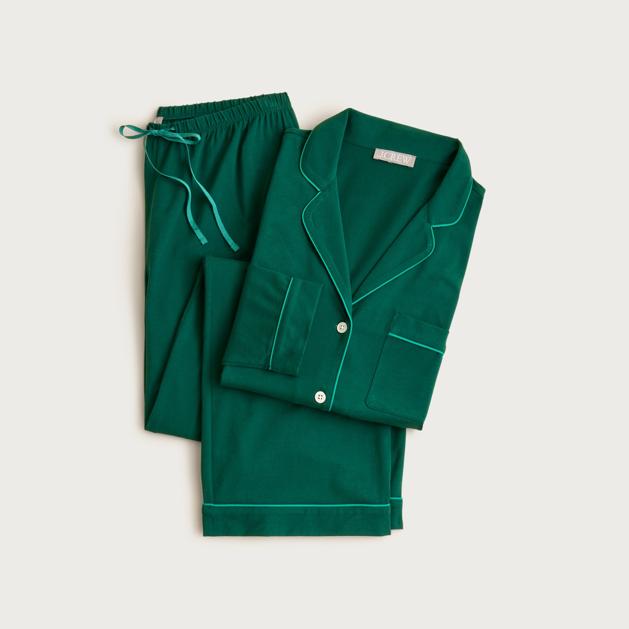  Dreamy cotton-blend pajama pant set