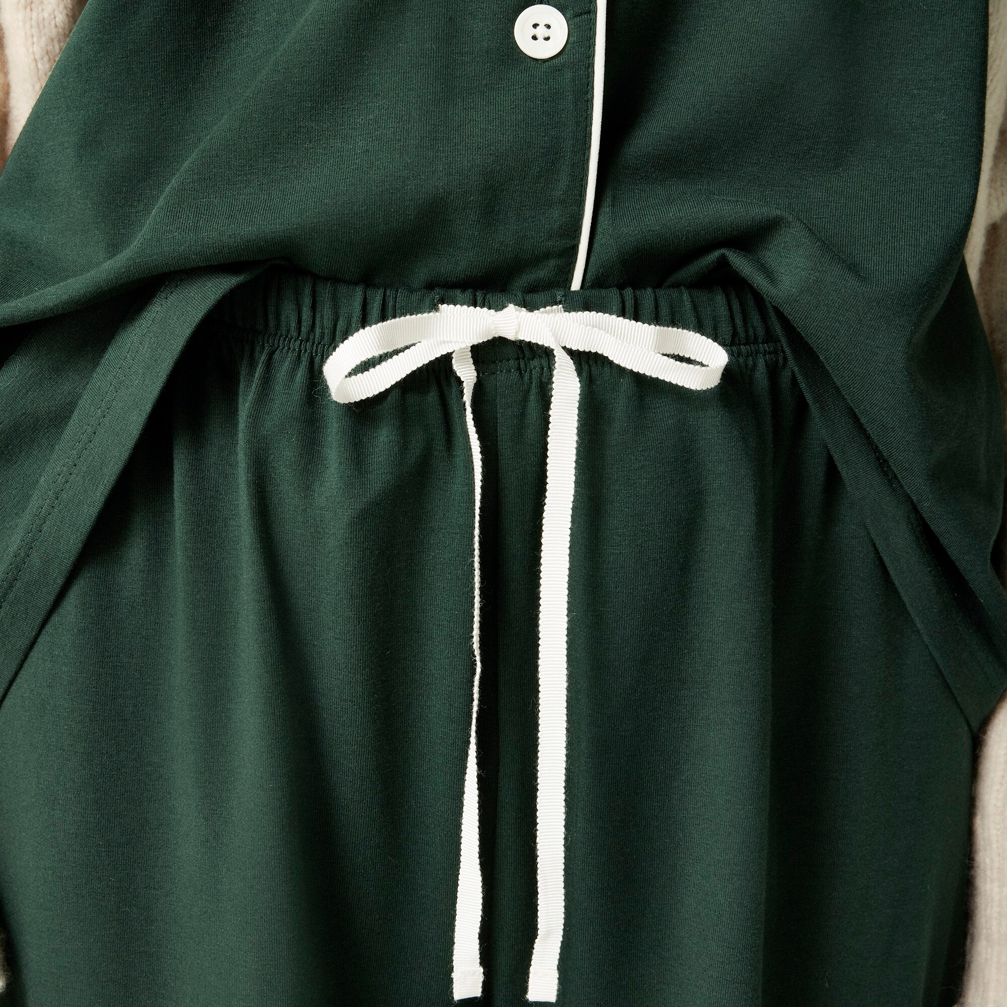 Dreamy cotton-blend pajama pant set