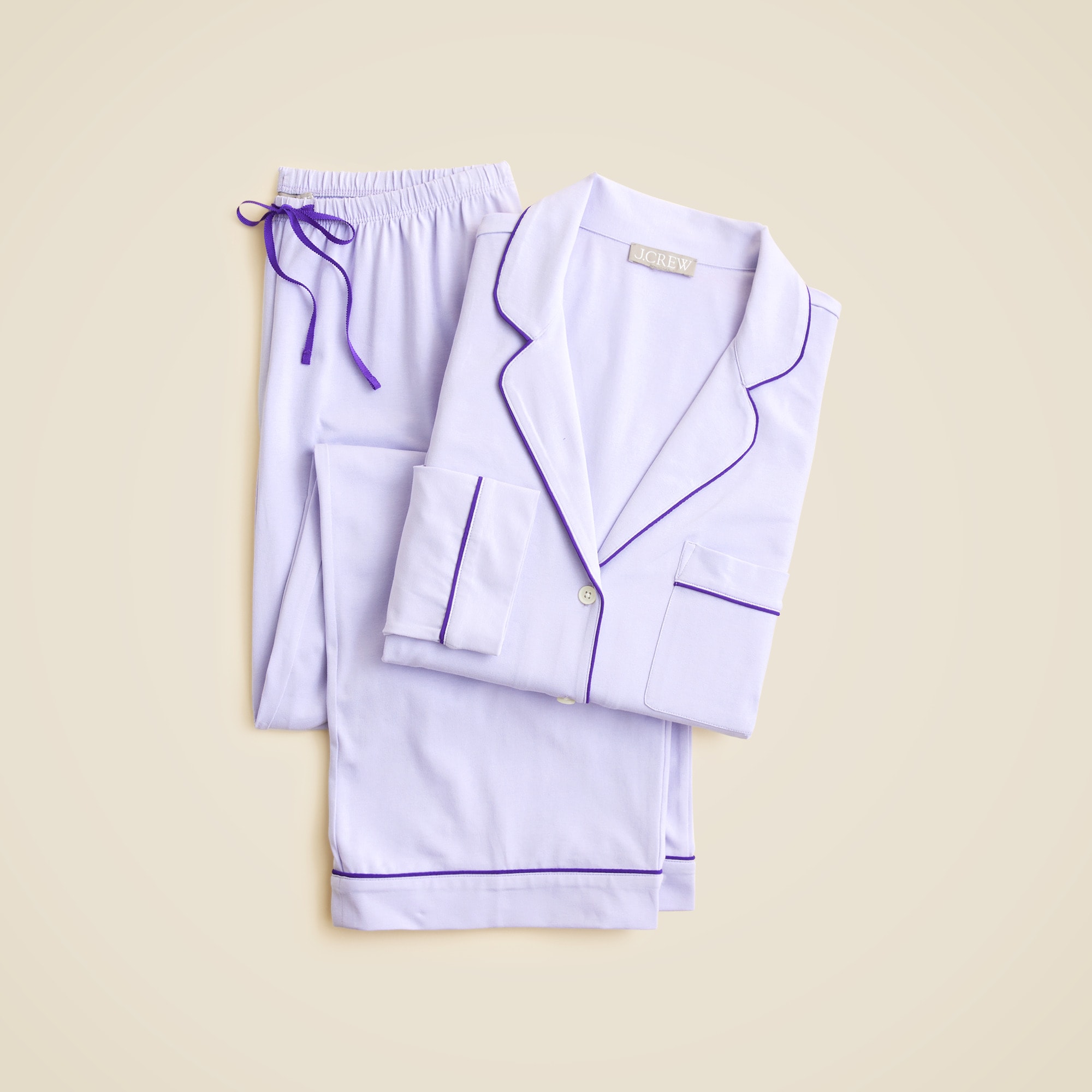 Dreamy cotton-blend pajama pant set