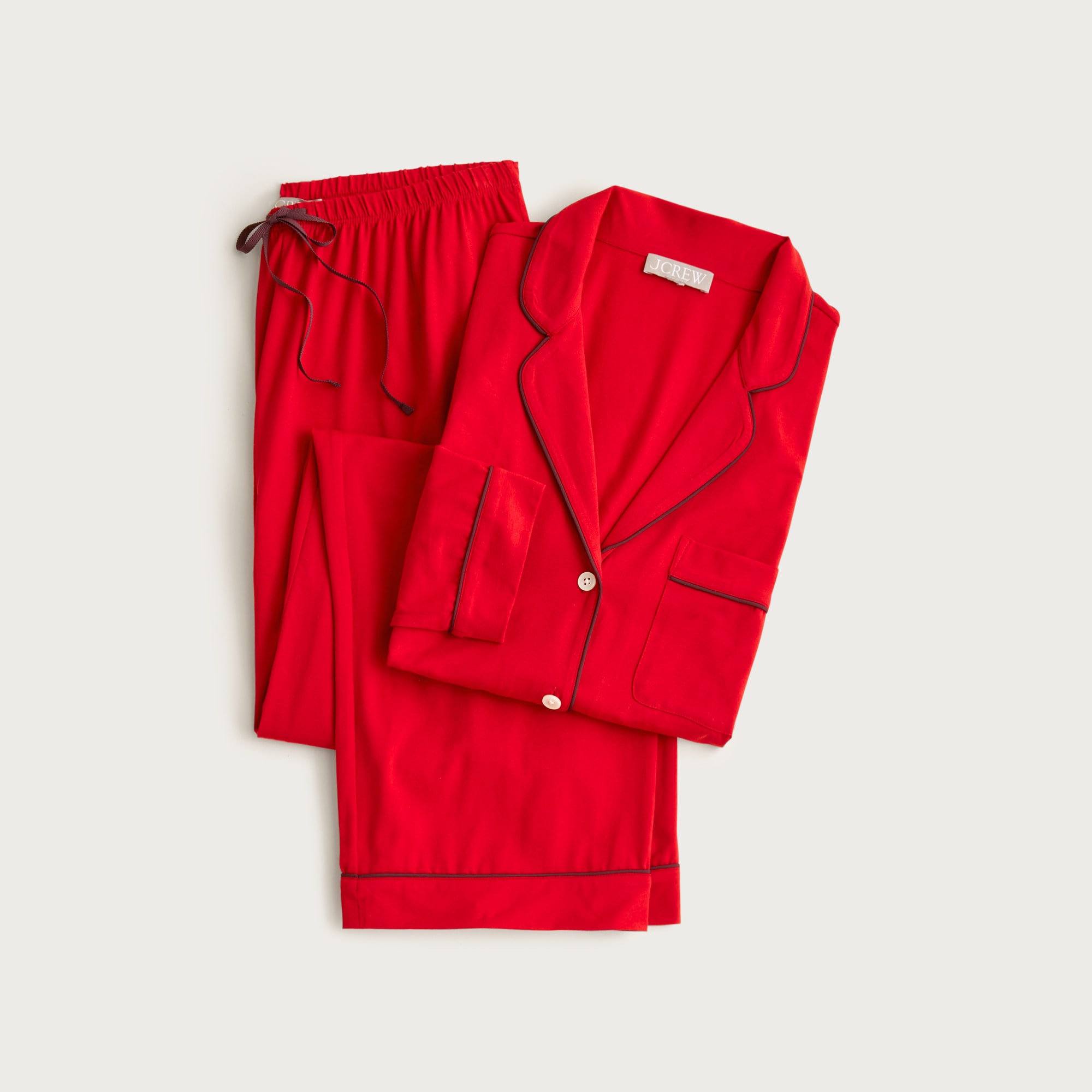 Dreamy cotton-blend pajama pant set