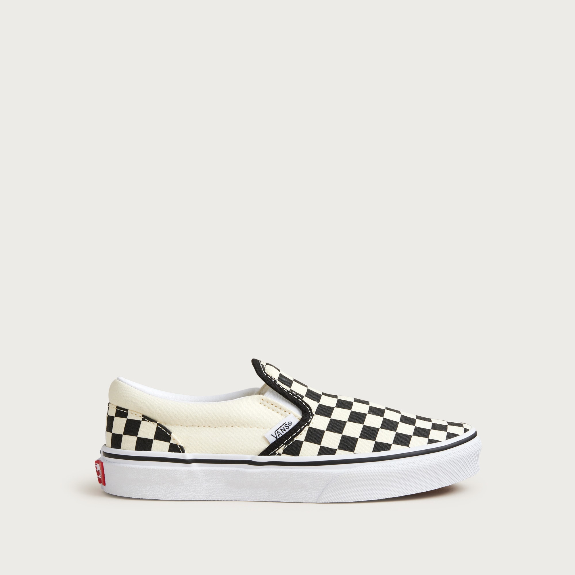 Vans® kids' classic slip-on sneakers in checkerboard