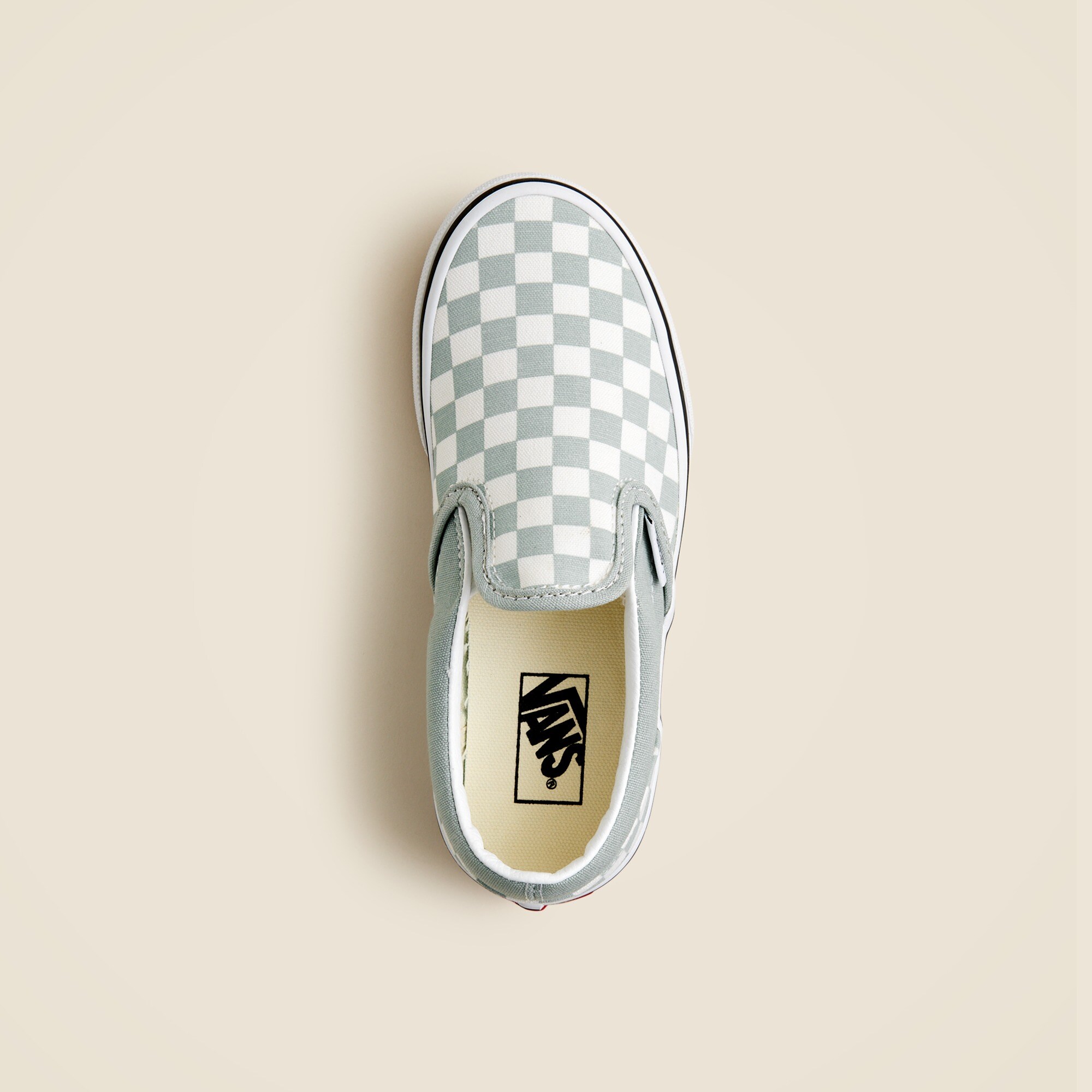 Vans® kids' classic slip-on sneakers in checkerboard