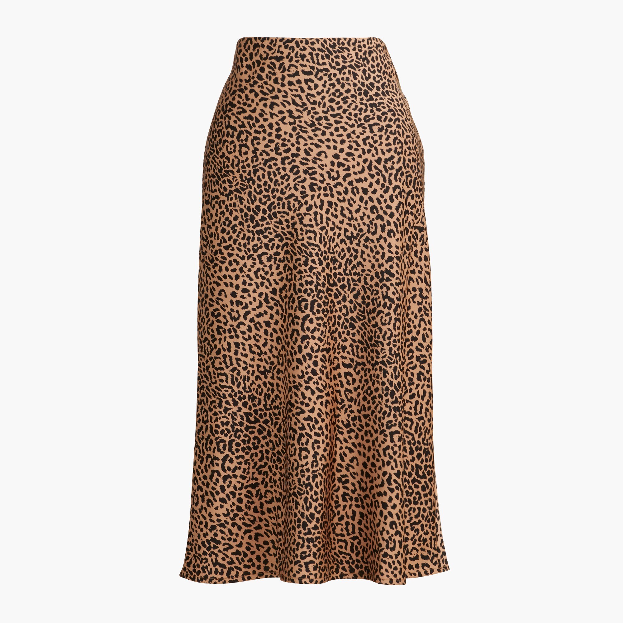 Printed bias slip skirt