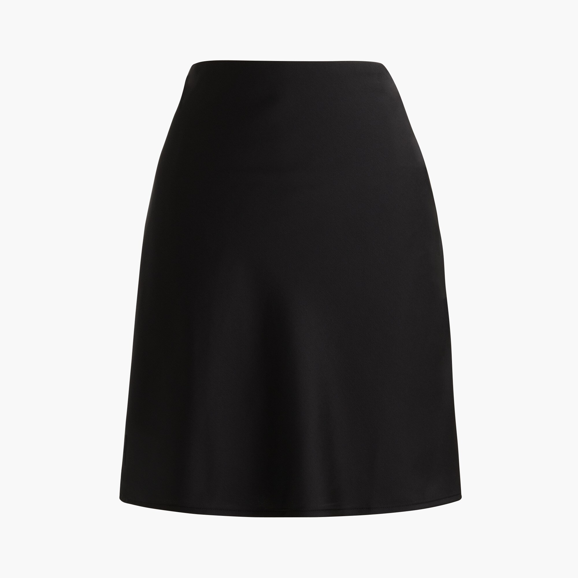 mini bias slip skirt for women