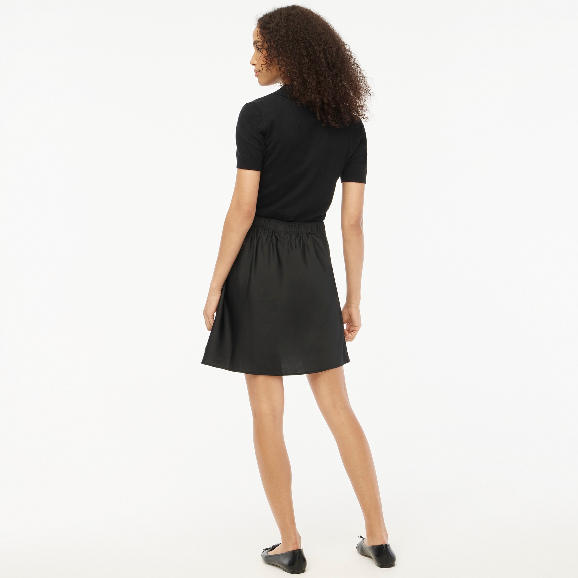 Mini bias slip skirt
