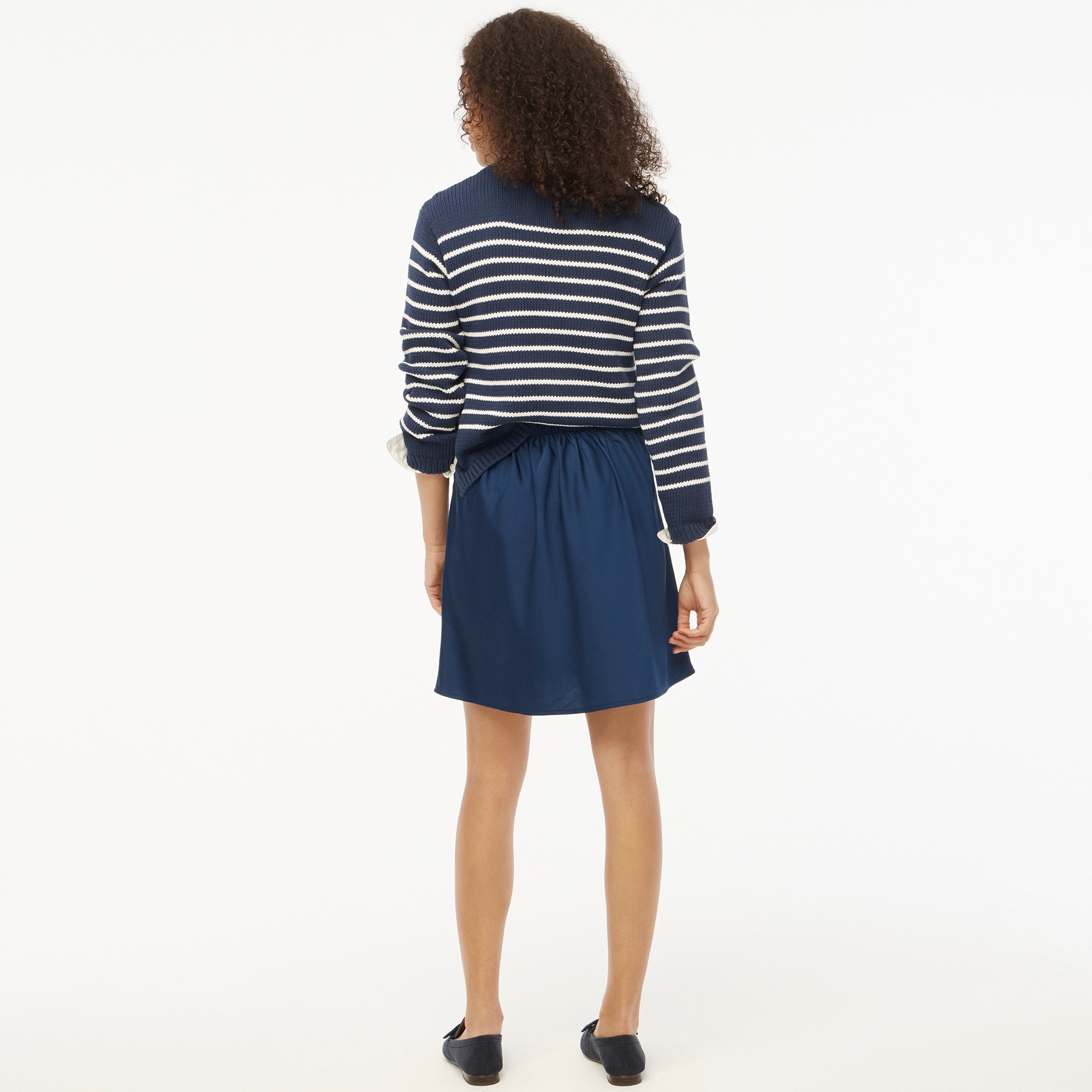 Mini bias slip skirt