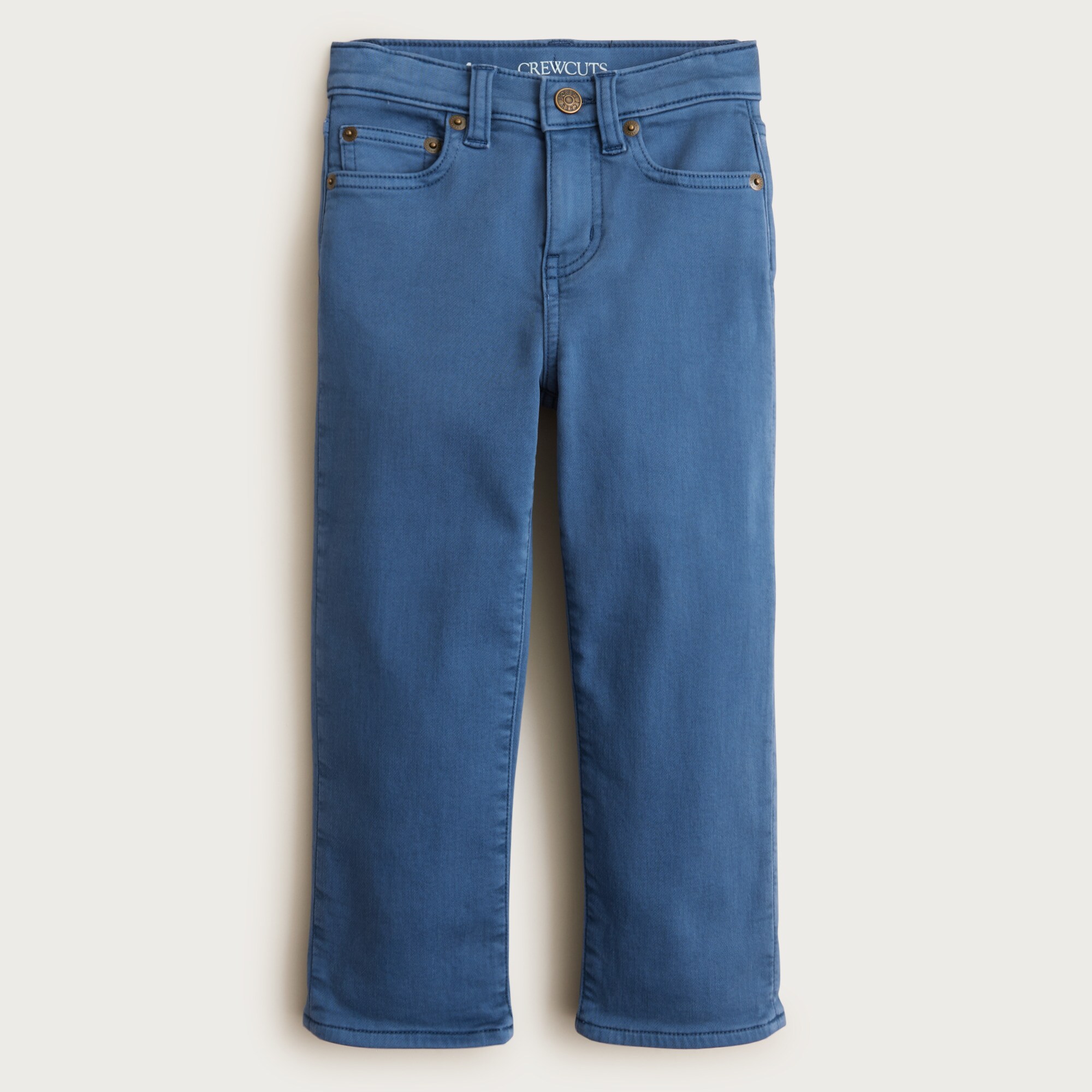 Kids' Straight-fit Garment-dyed Stretch Jean For Boys | J.Crew