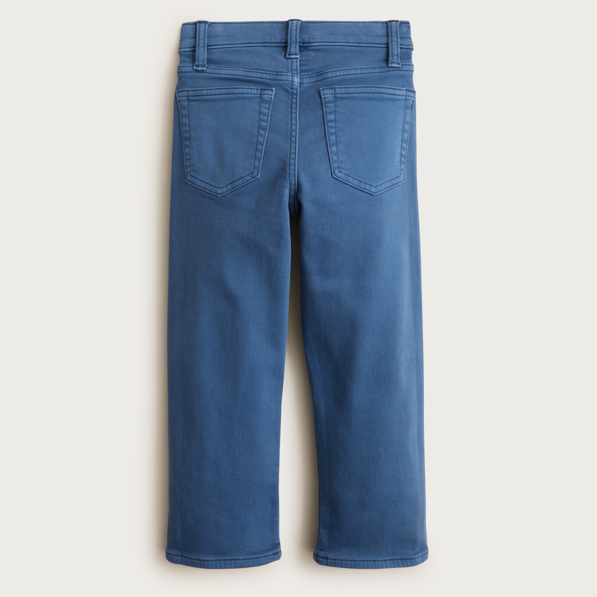 Kids' Straight-fit garment-dyed stretch jean
