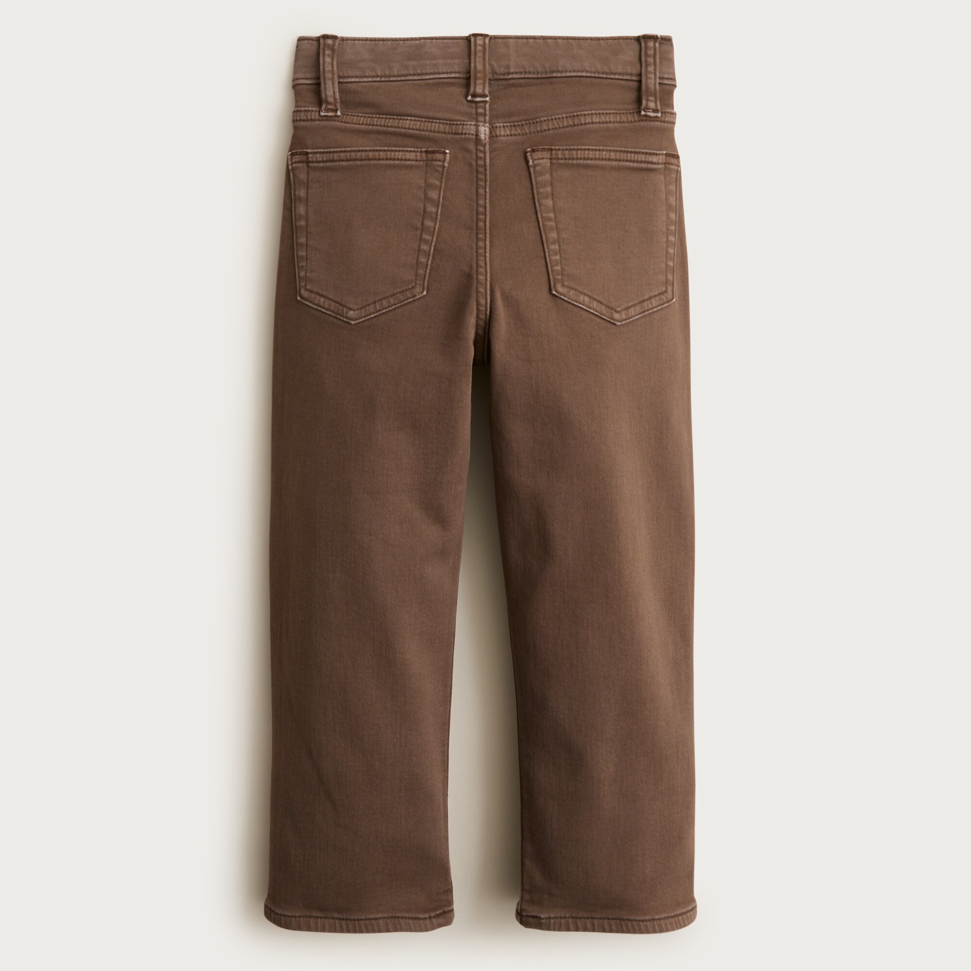 Kids' Straight-fit garment-dyed stretch jean