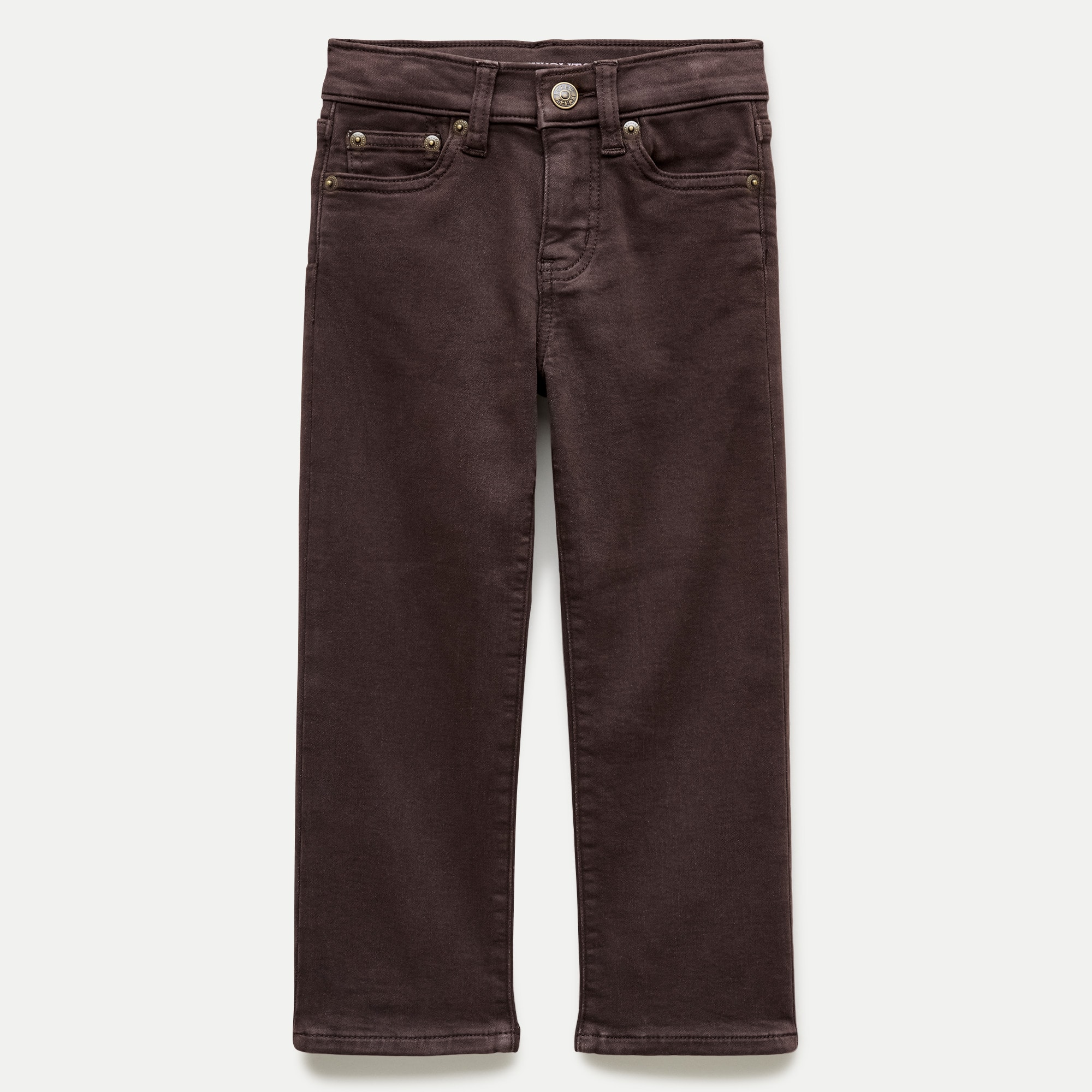 Kids' Straight-fit garment-dyed stretch jean
