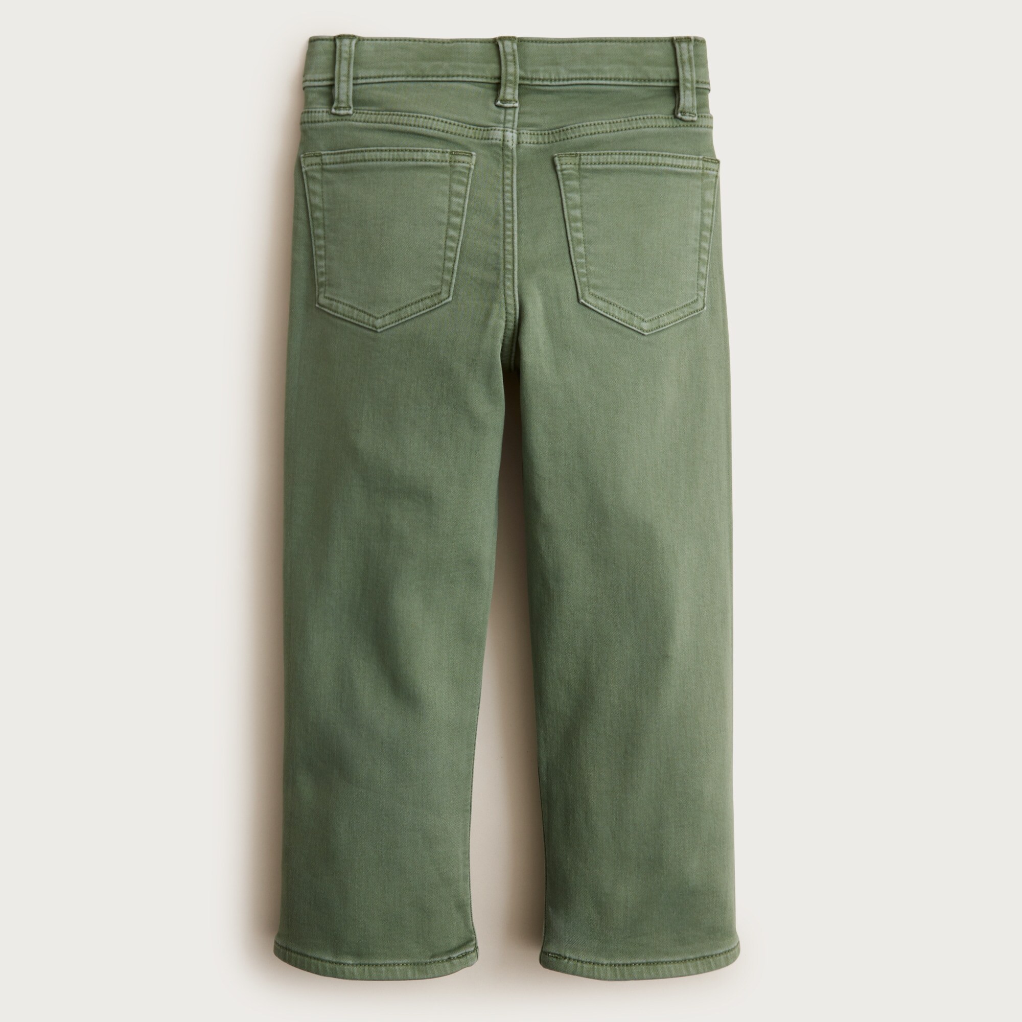 Kids' Straight-fit garment-dyed stretch jean