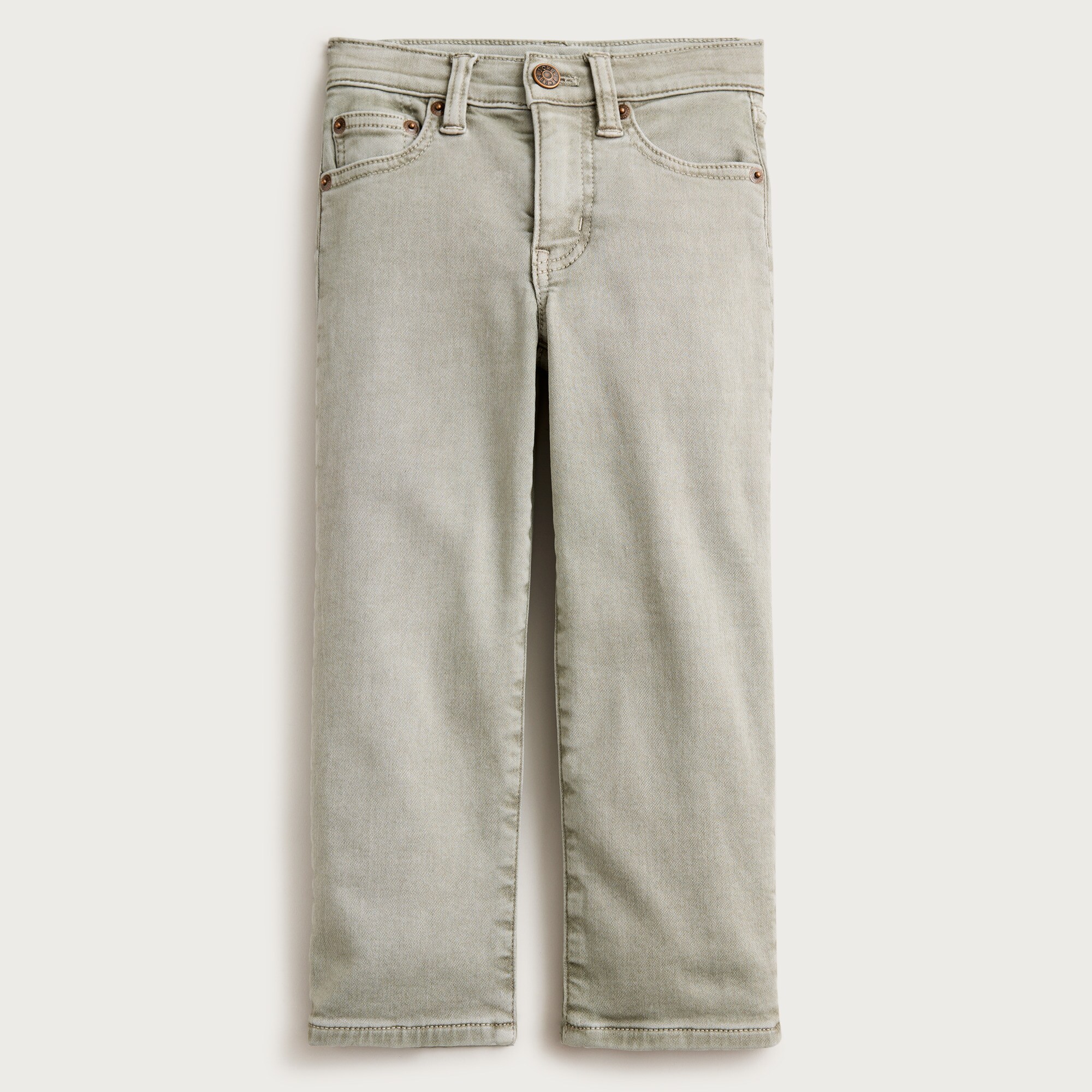 boys Kids' Straight-fit garment-dyed stretch jean
