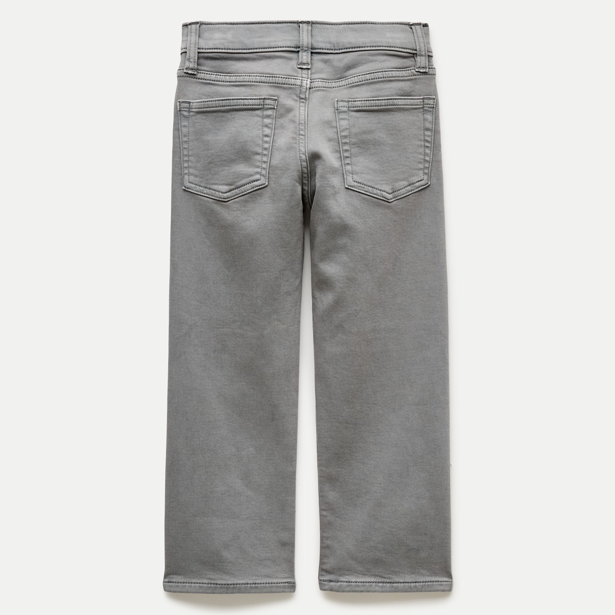 Kids' Straight-fit garment-dyed stretch jean