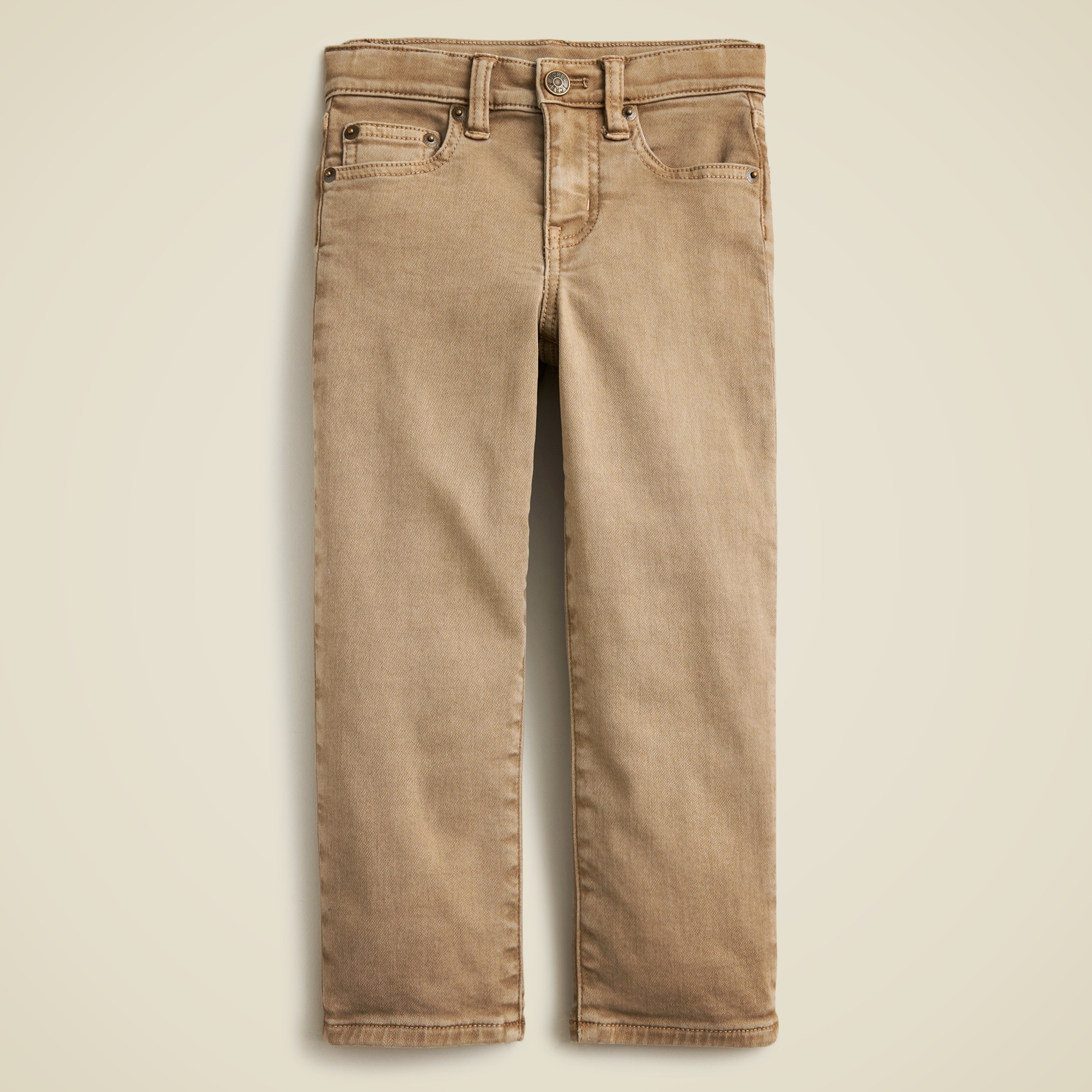 Kids' classic-fit garment-dyed stretch jean