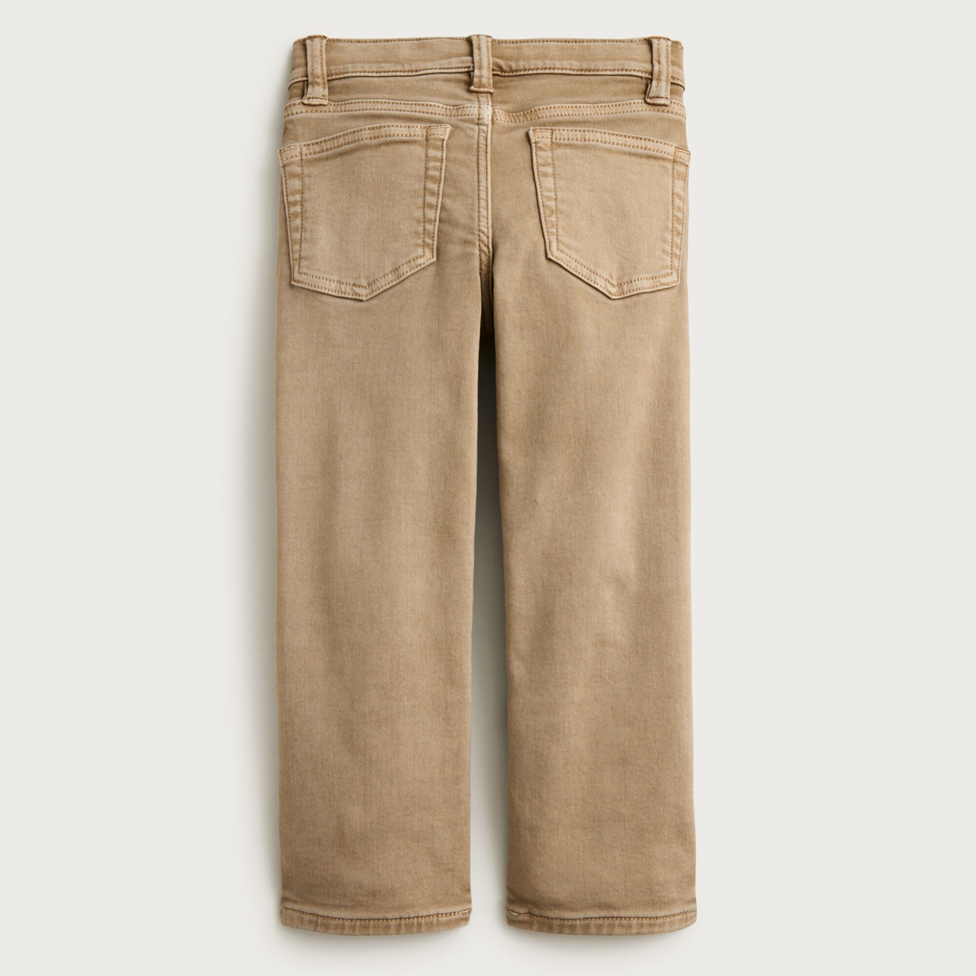 Kids' Straight-fit garment-dyed stretch jean