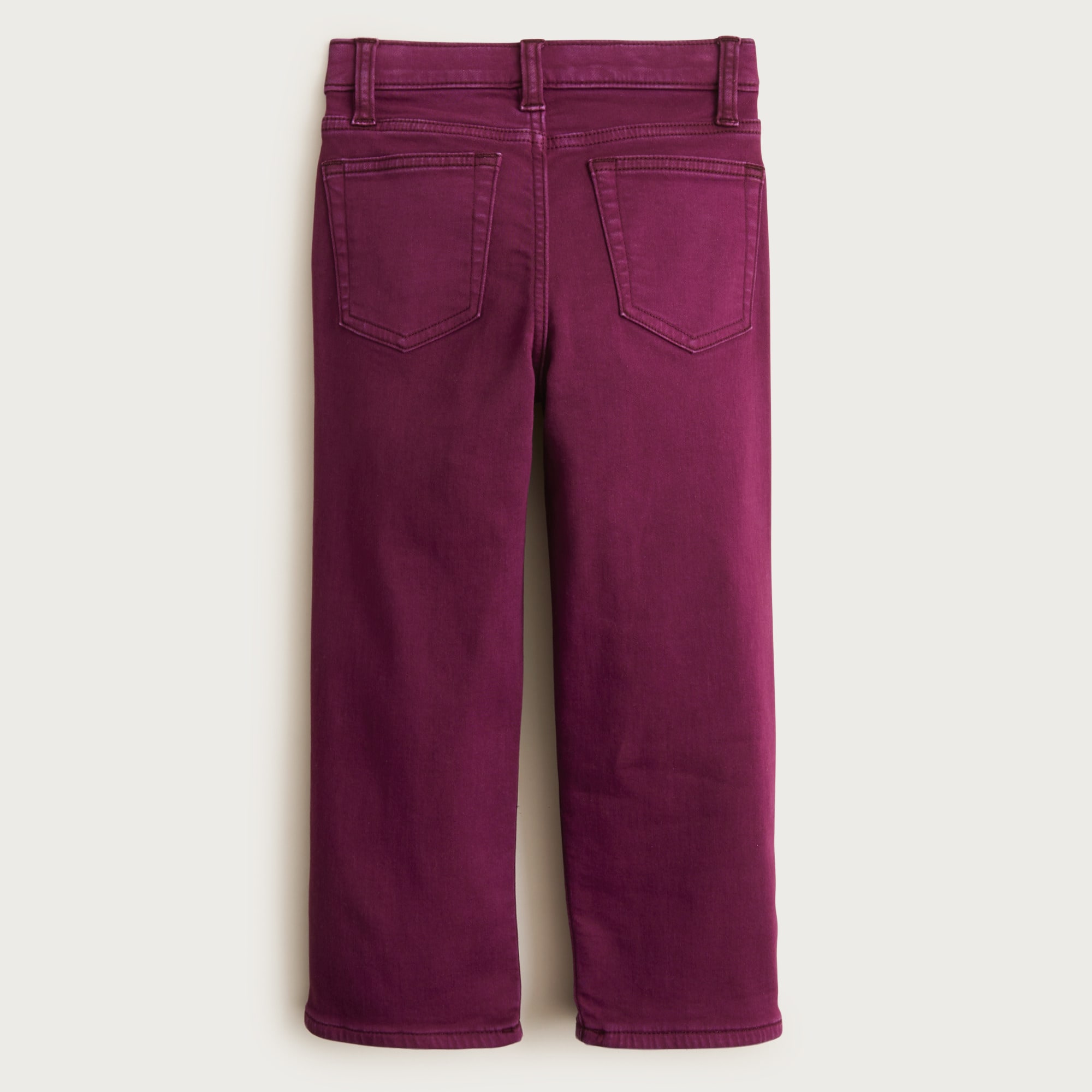 Kids' Straight-fit garment-dyed stretch jean