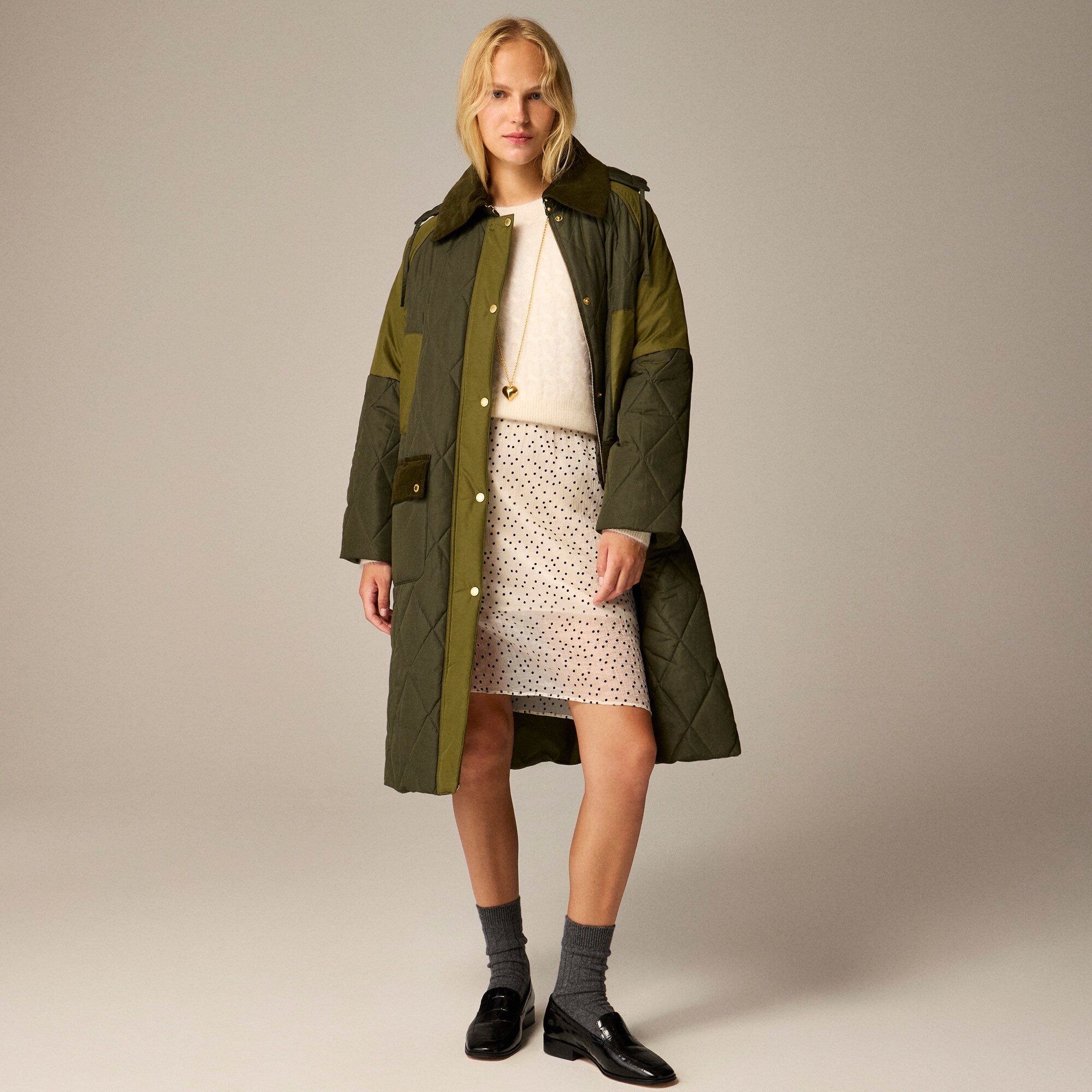 BARBOUR×Engineered Garments】 quilt coat くるしく