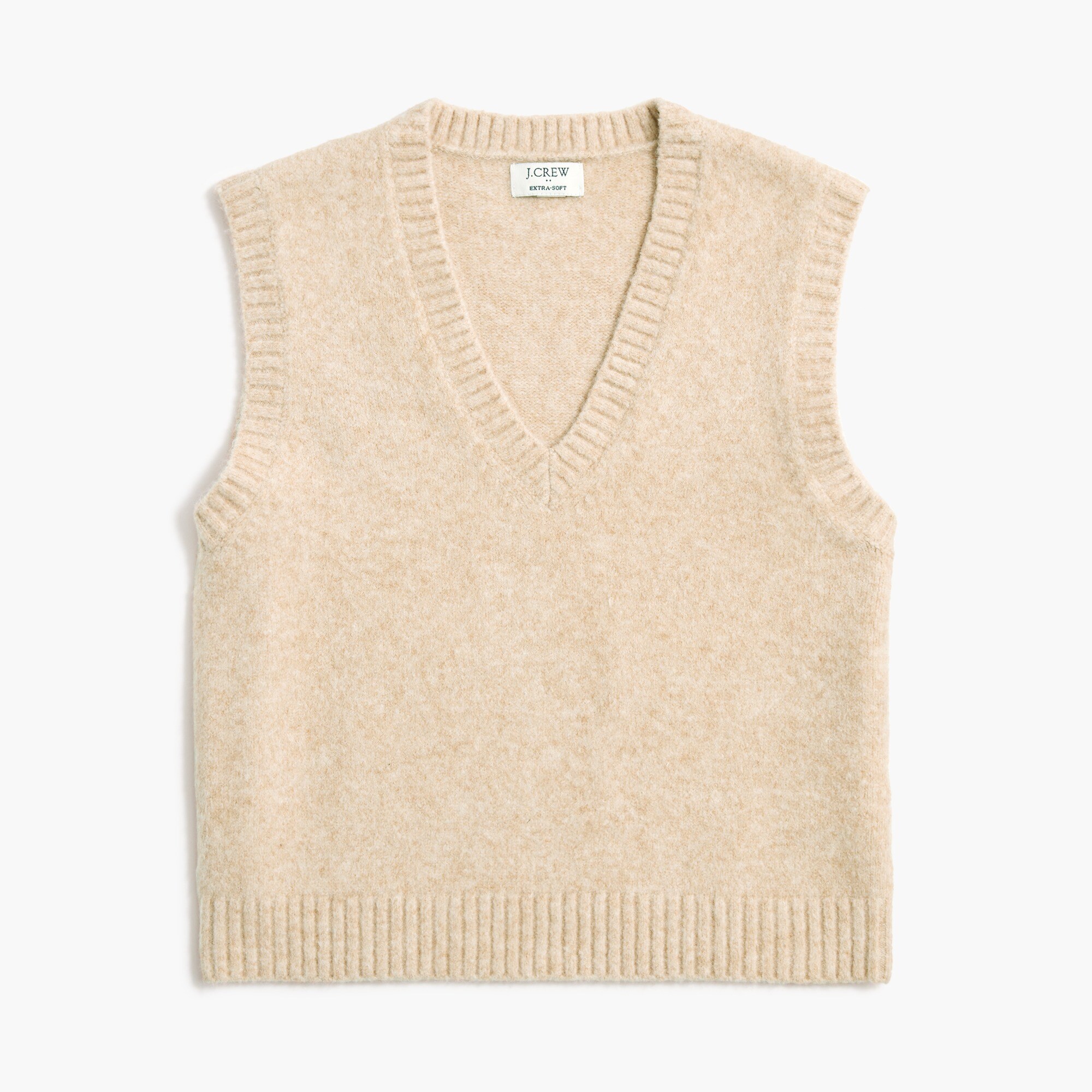 Sweater-vest in extra-soft yarn