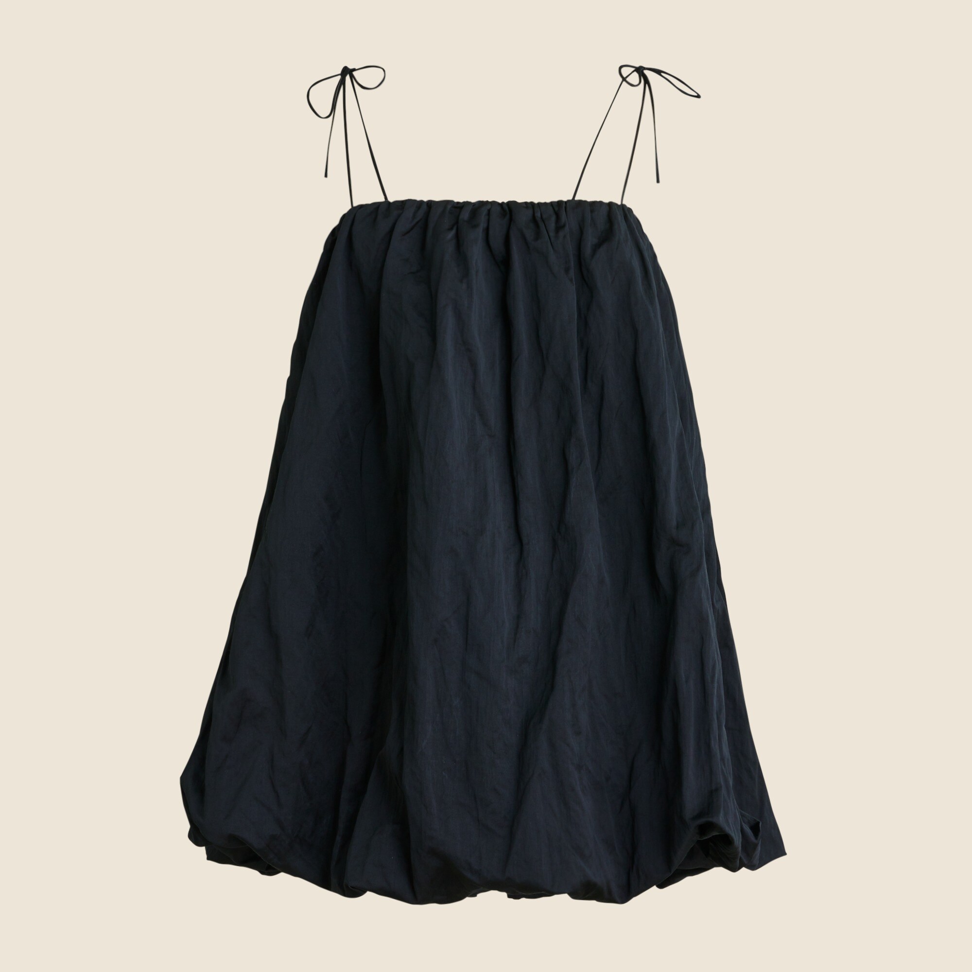 Collection mini bubble dress in satin