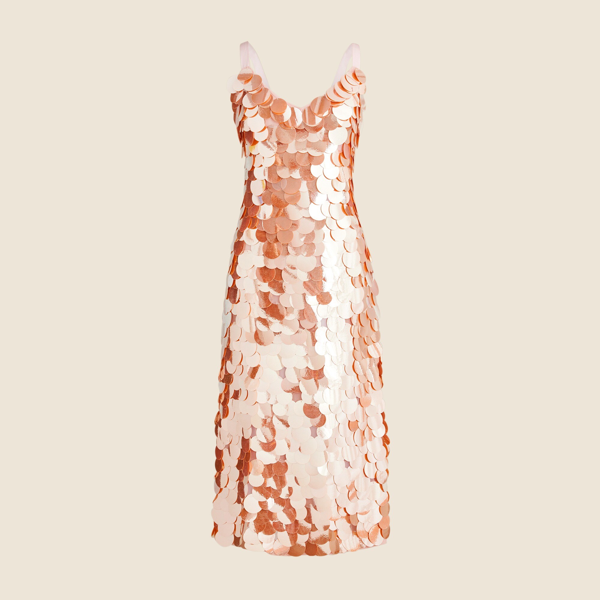 Collection circle-sequin midi dress