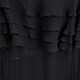 Pre-order Collection tiered ruffle dress in chiffon BLACK 