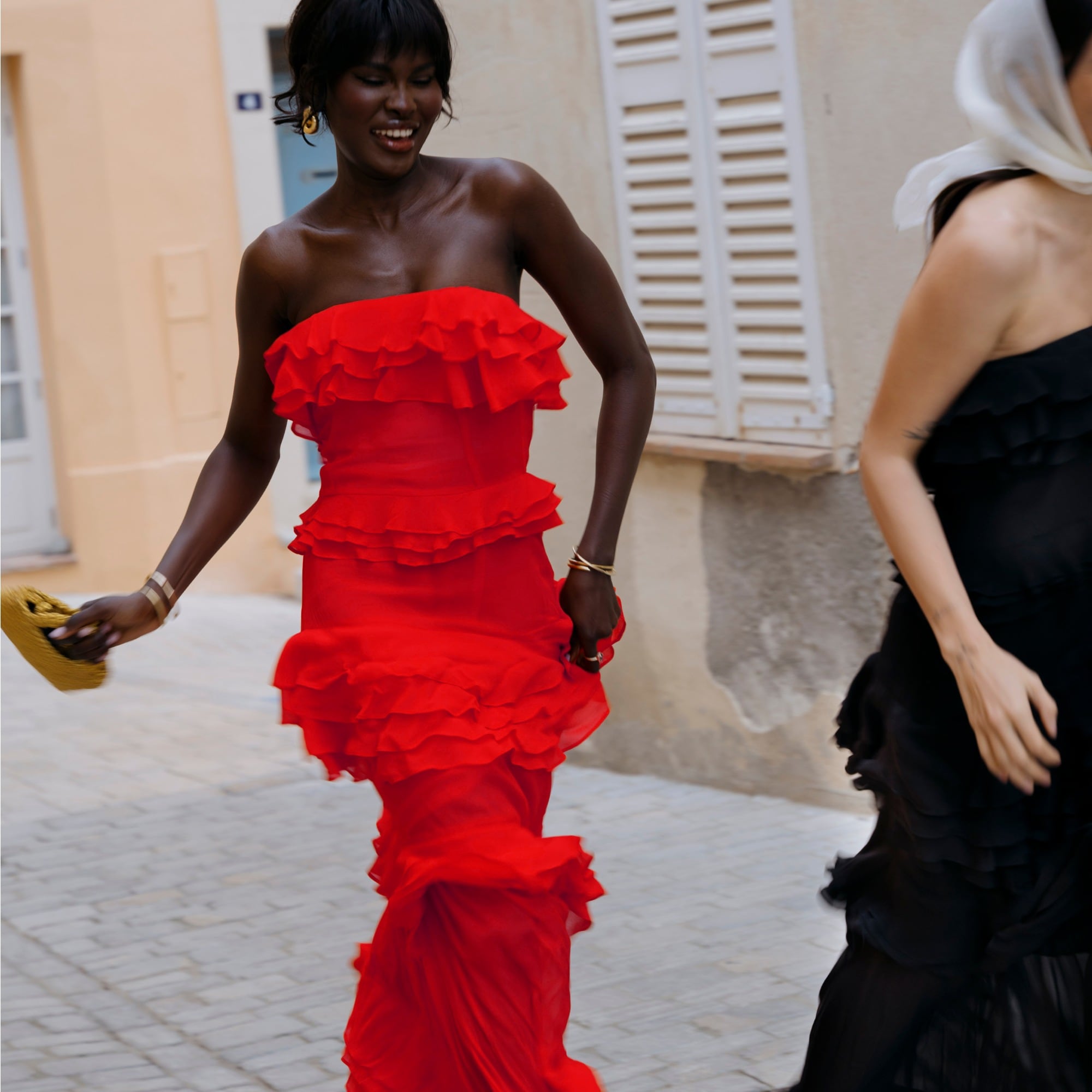 Robe J Crew Cha Cha En Lin Rouge-orange - Dos Découpé, Volant Sur Le Côté, Taille 4 S