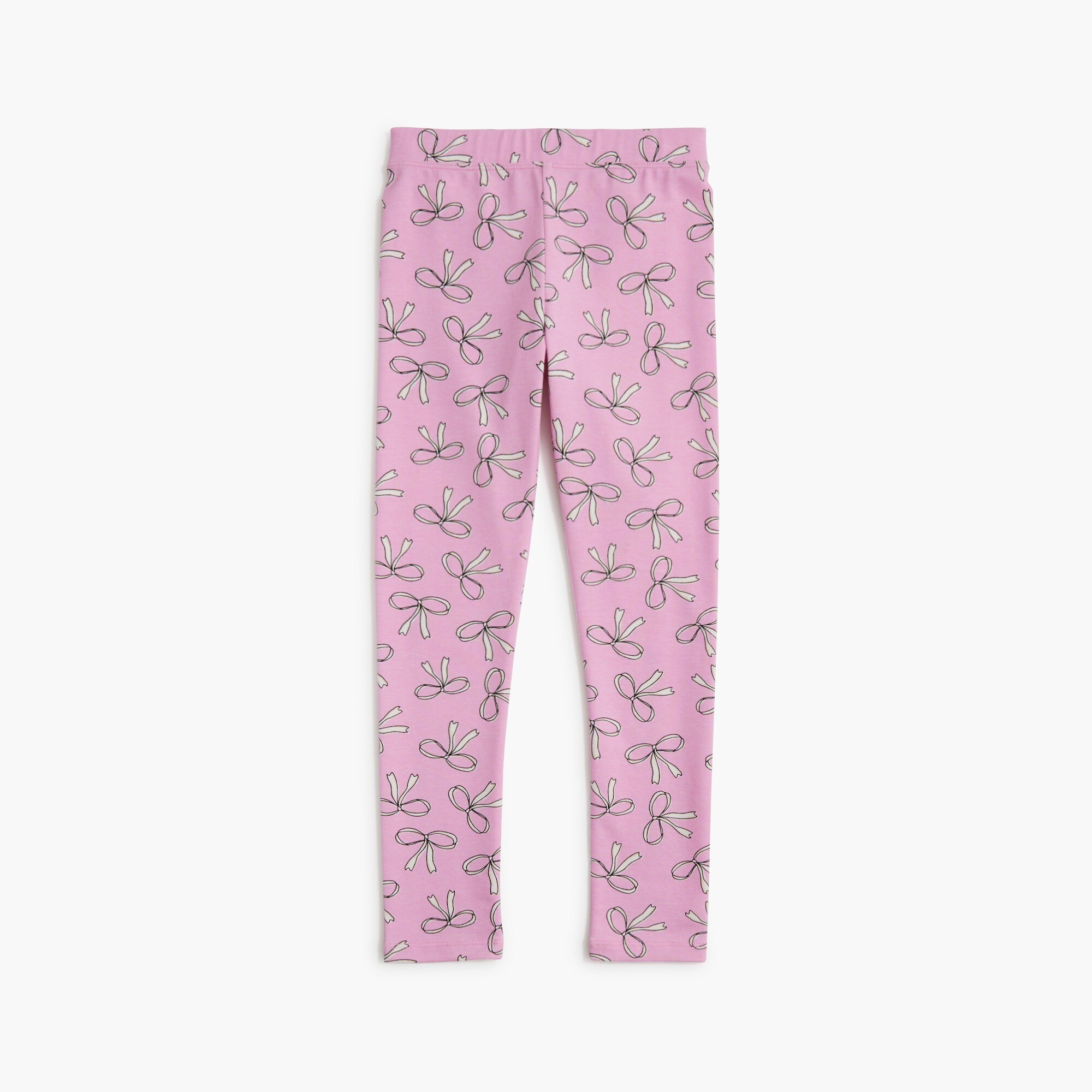 Girls' bow leggings