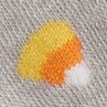 Candy corn ankle socks HTHR GREY factory: candy corn ankle socks for women