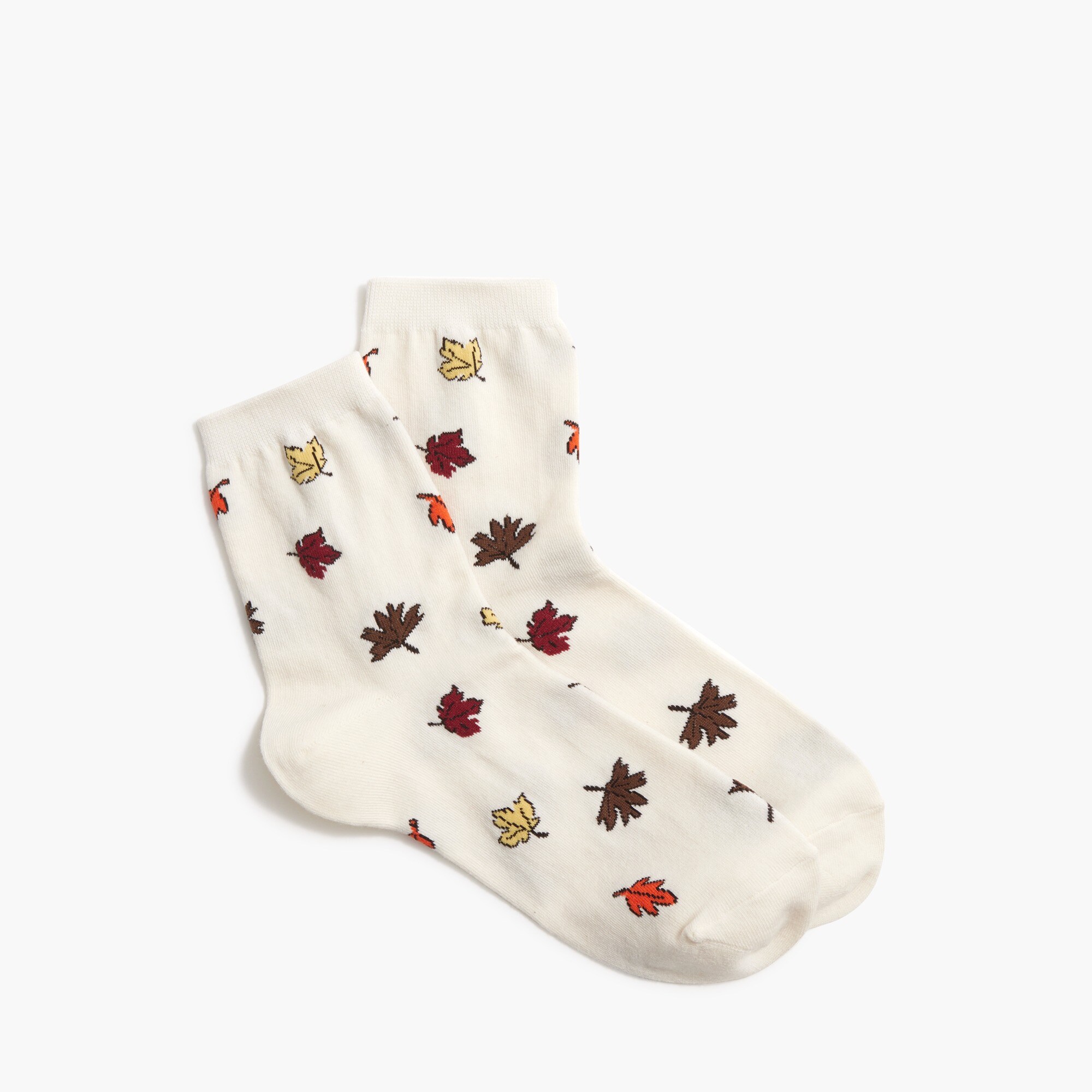 Fall leaves boot socks