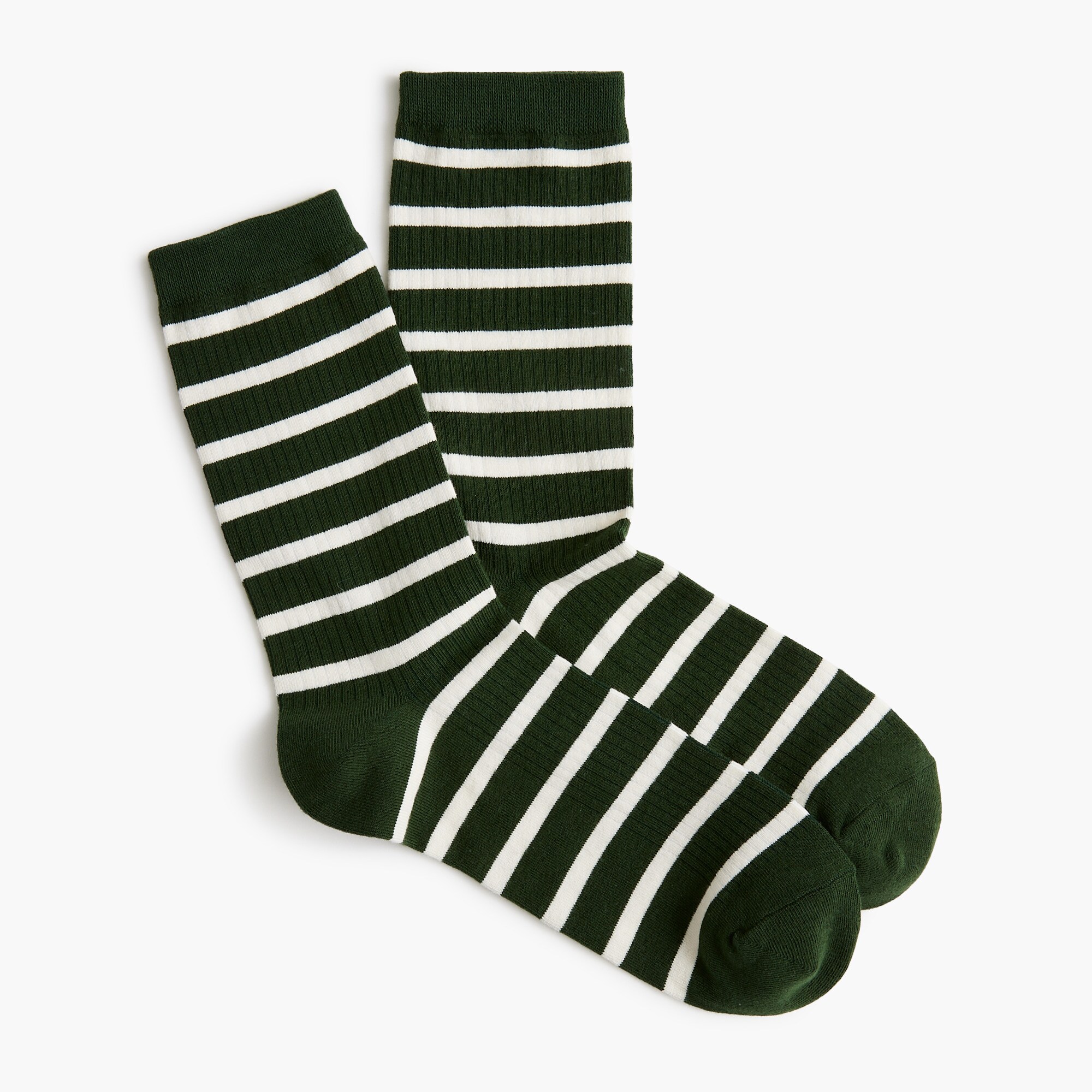 Striped trouser socks