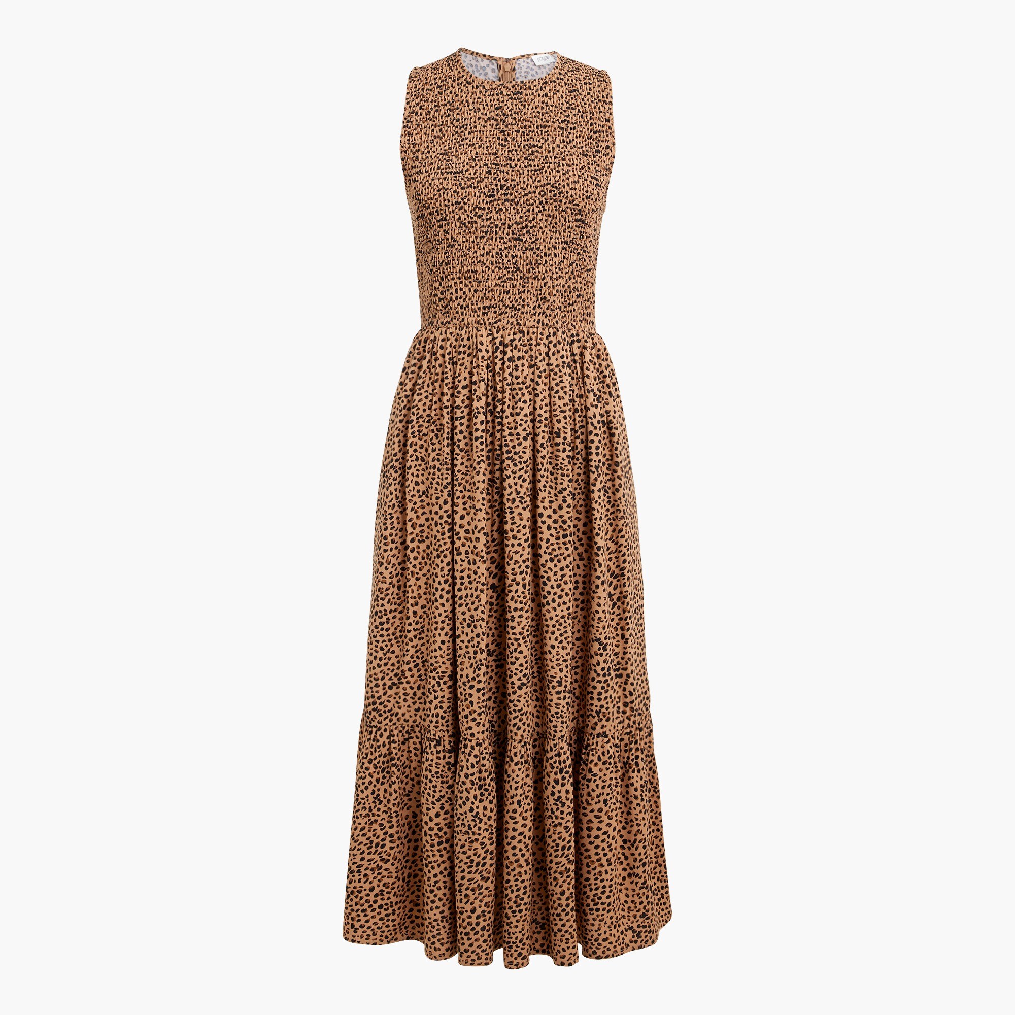 Smocked midi dress
