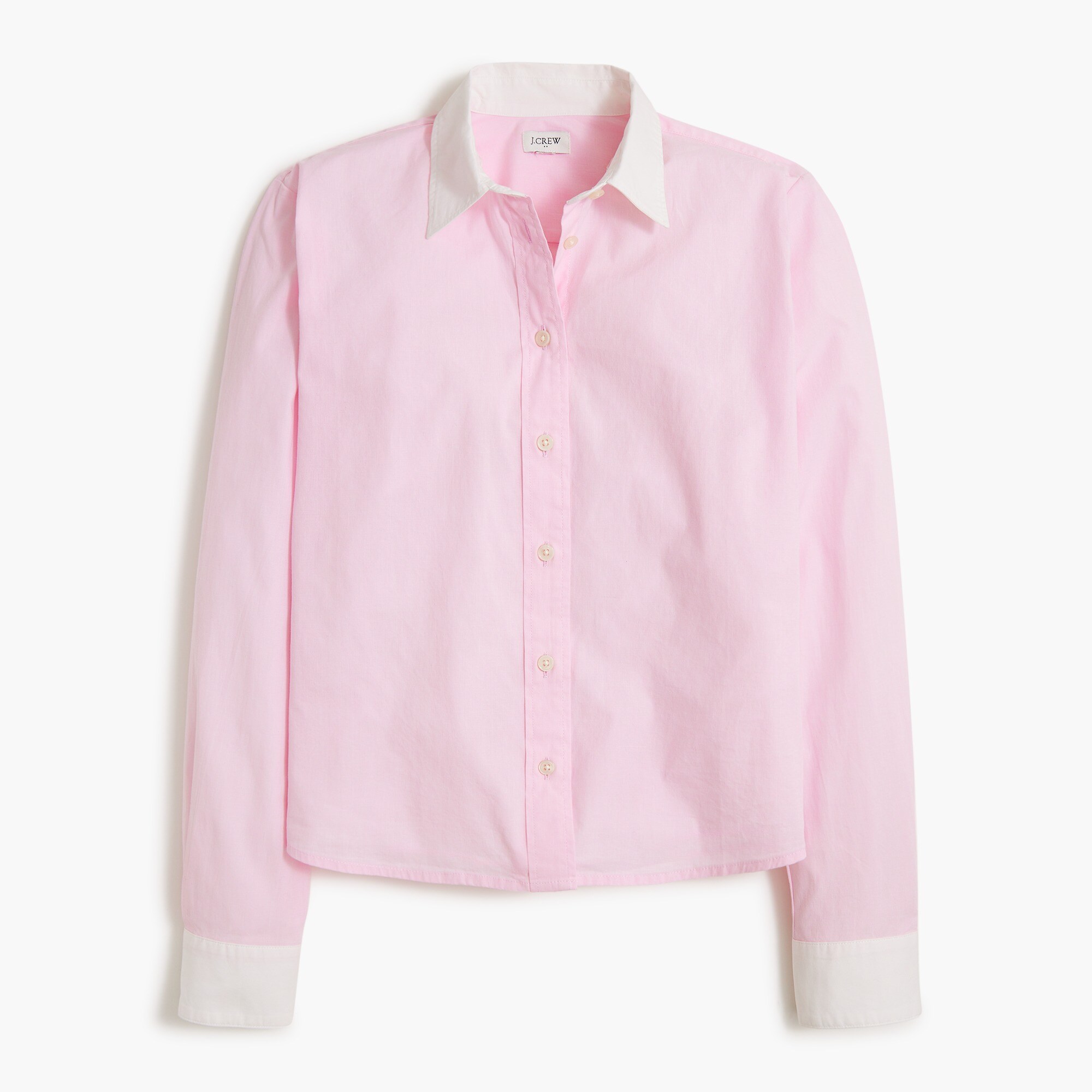 Colorblock modern button-up shirt