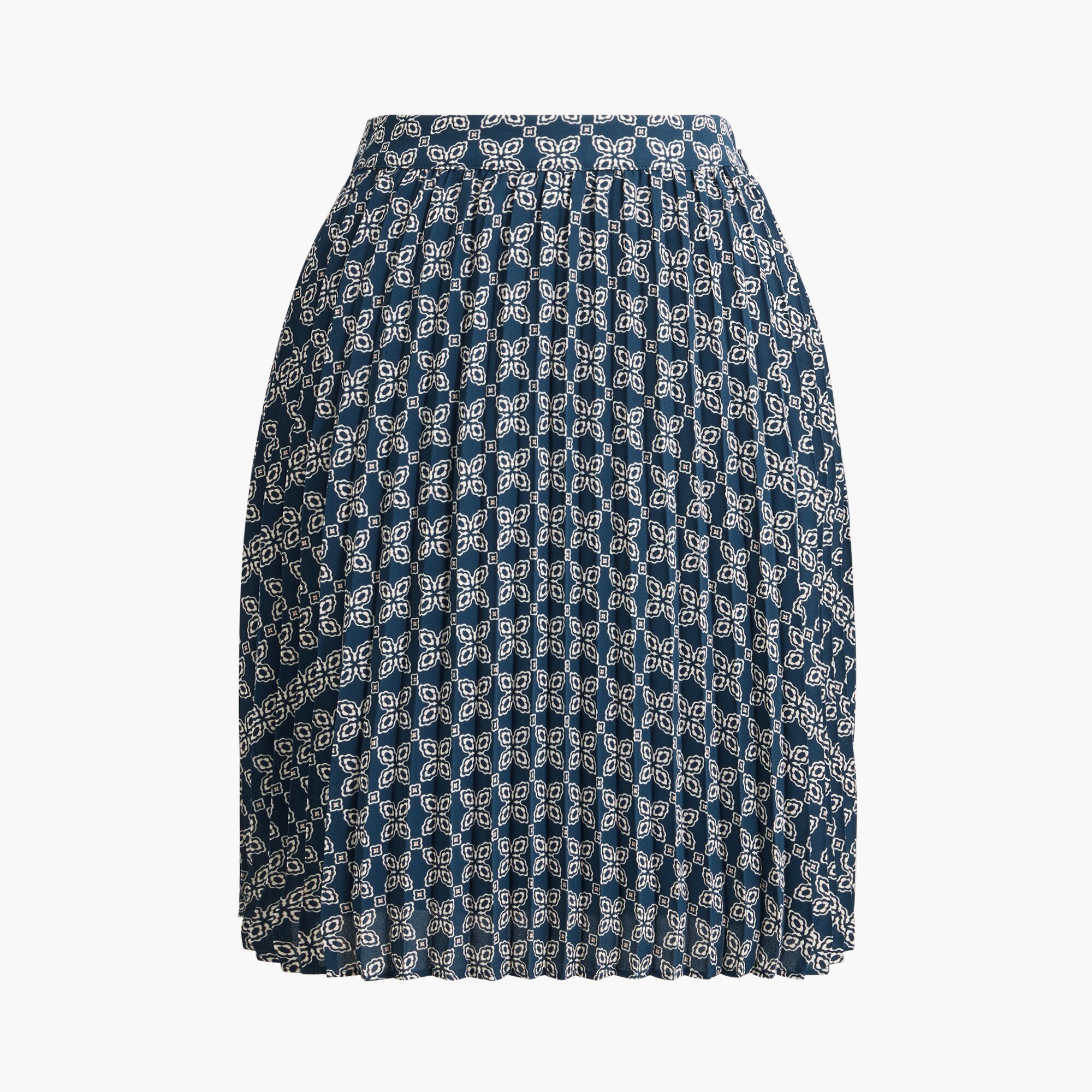 Pleated mini skirt