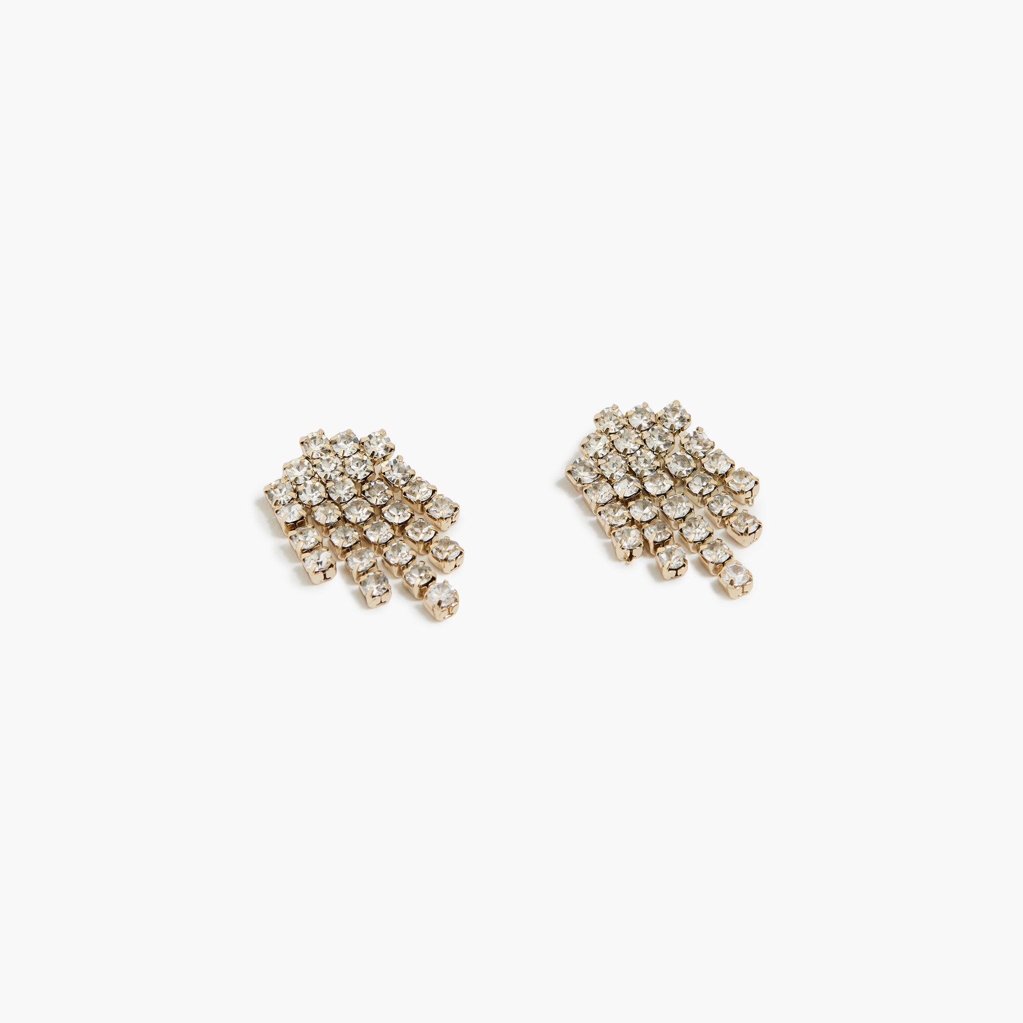 dangly crystal statement earrings for women