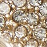 Crystal flower statement earrings GOLD factory: crystal flower statement earrings for women