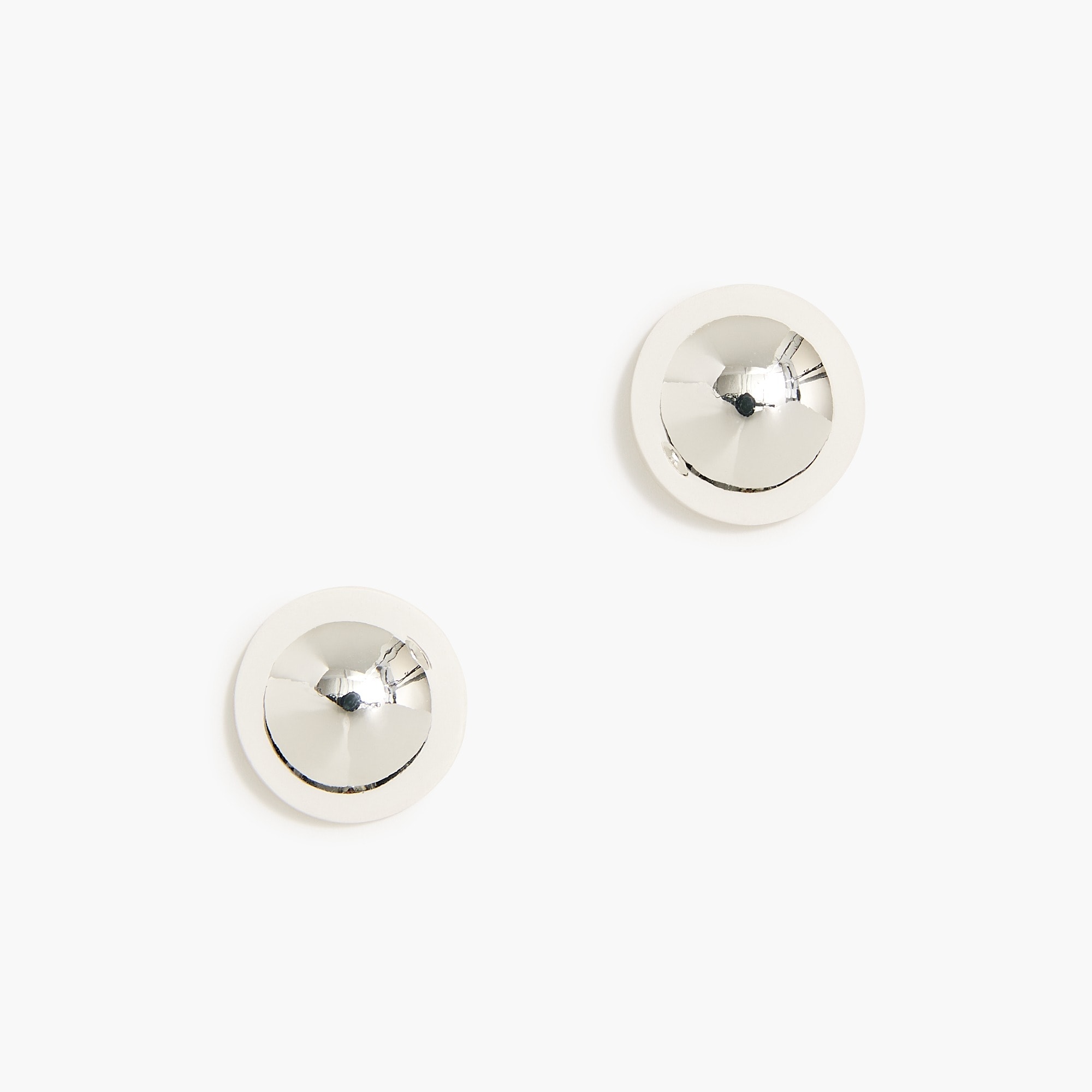 Bauble circle stud earrings