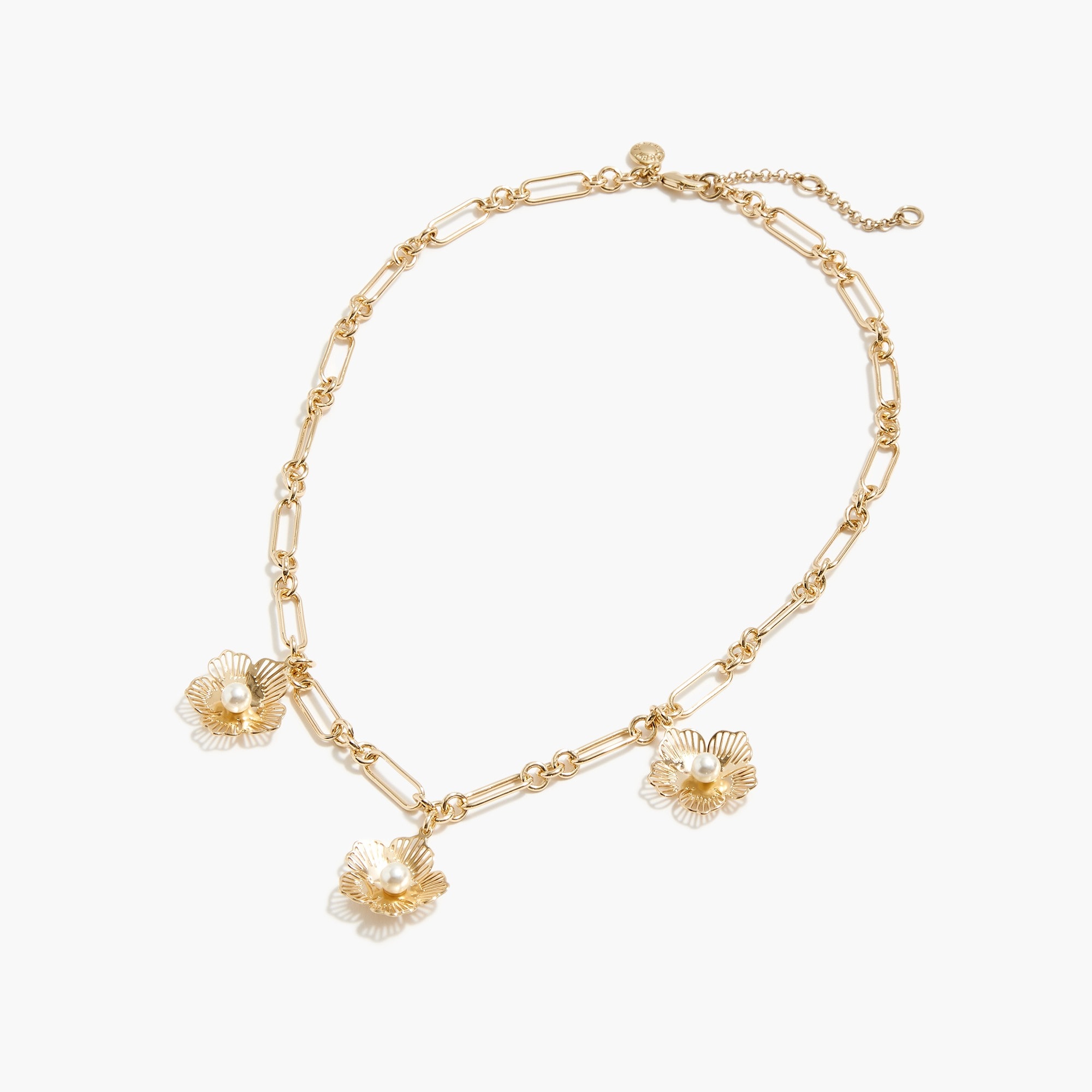 Floral statement necklace