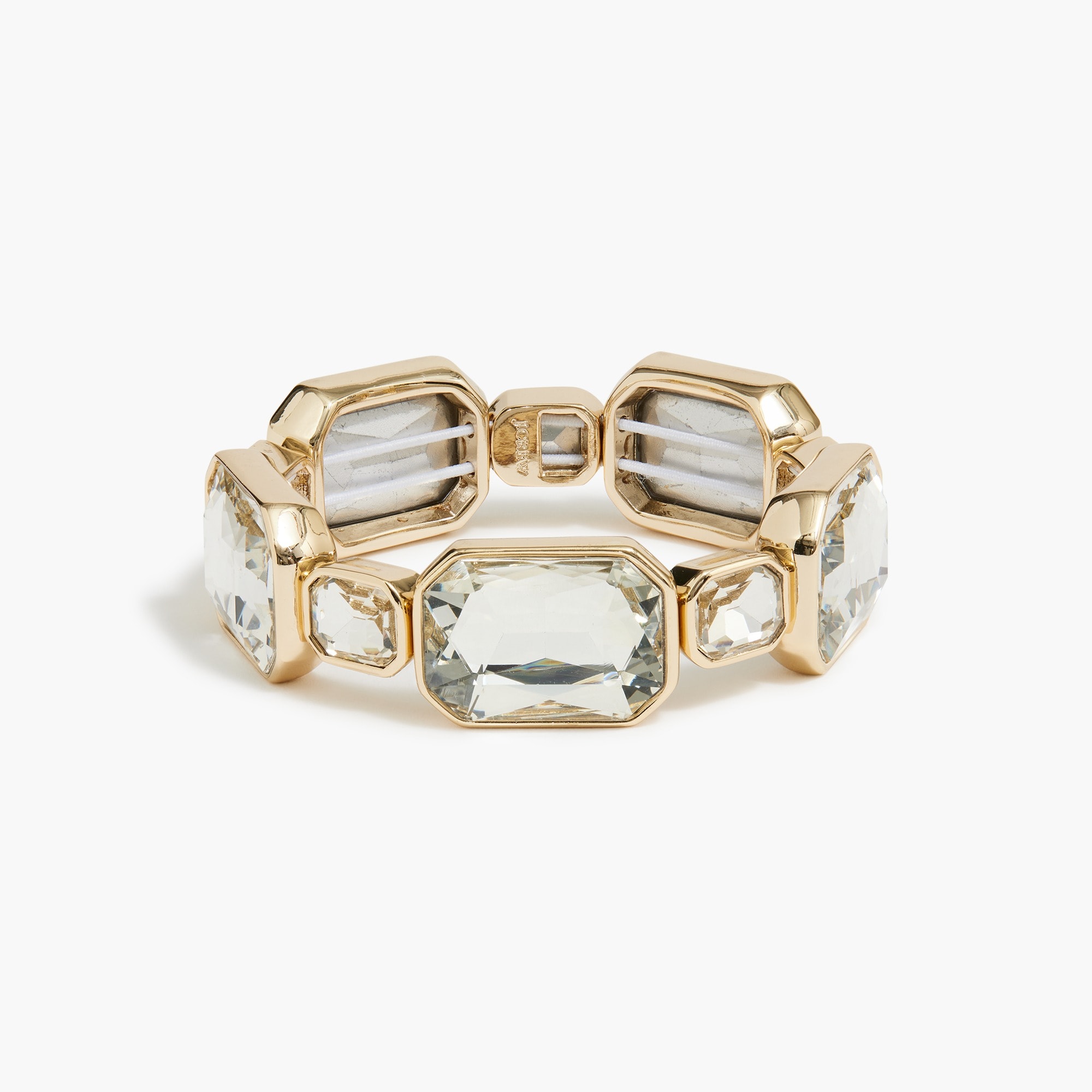 Chunky crystal stretch bracelet