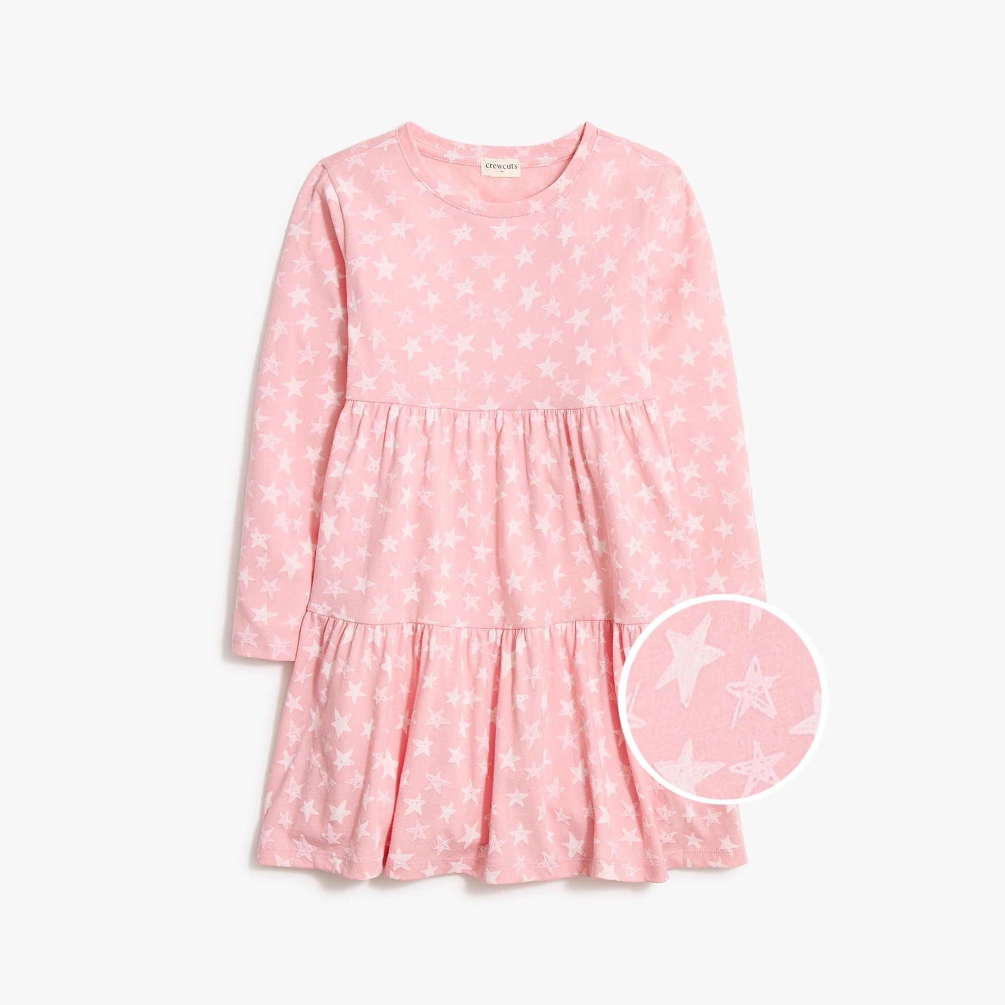 Factory: Girls' Long-sleeve Star Dress For Girls