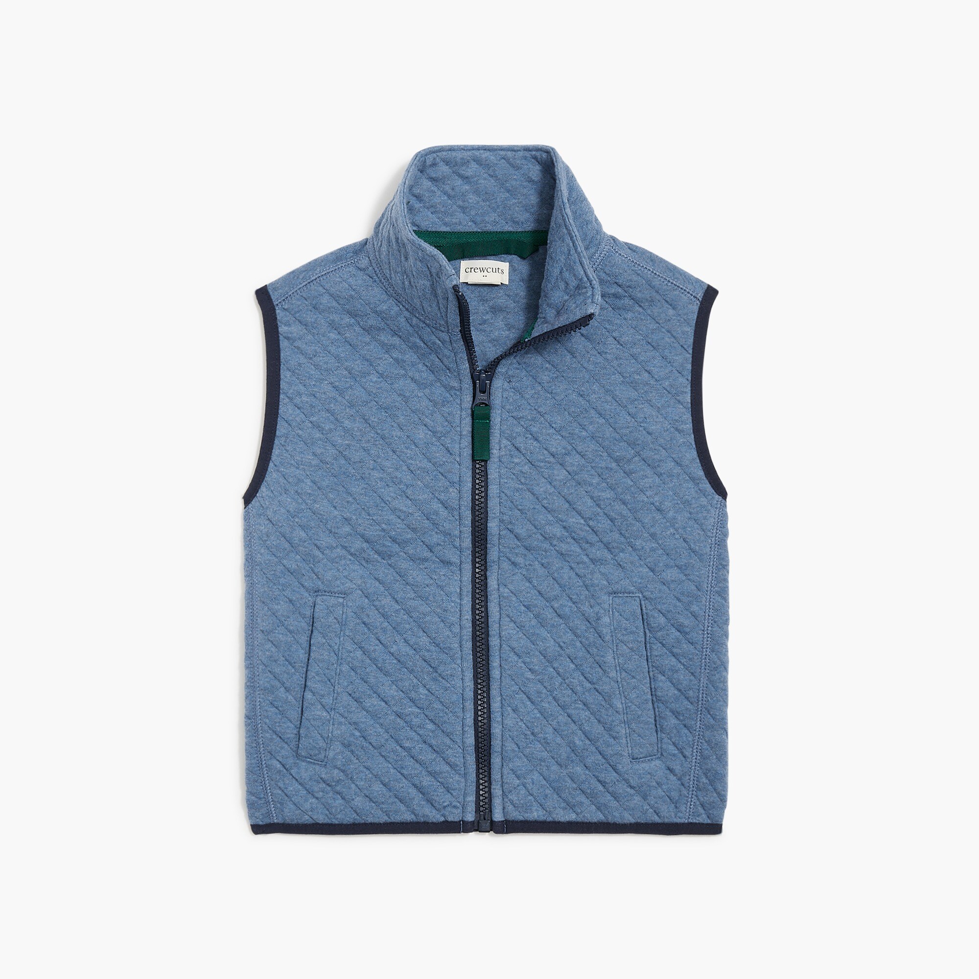 J.Crew Factory Boys diamond quilted Vest Heather Surf Size XX Large