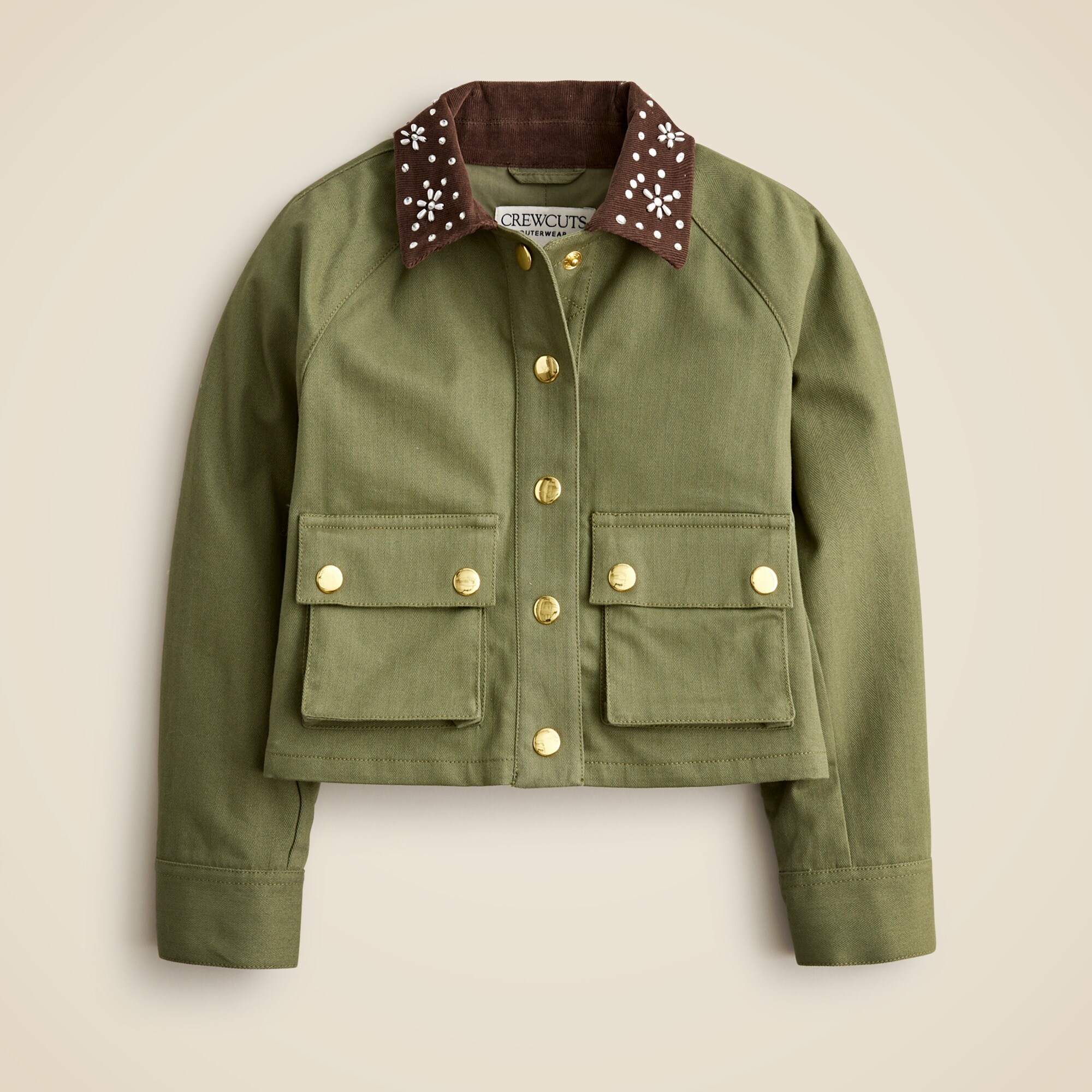 J crew olive jacket discount