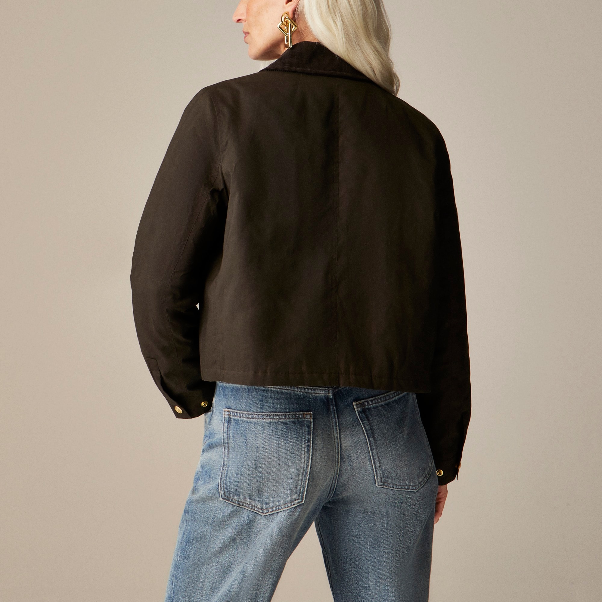 Short Barn Jacket™ in English ripstop cotton