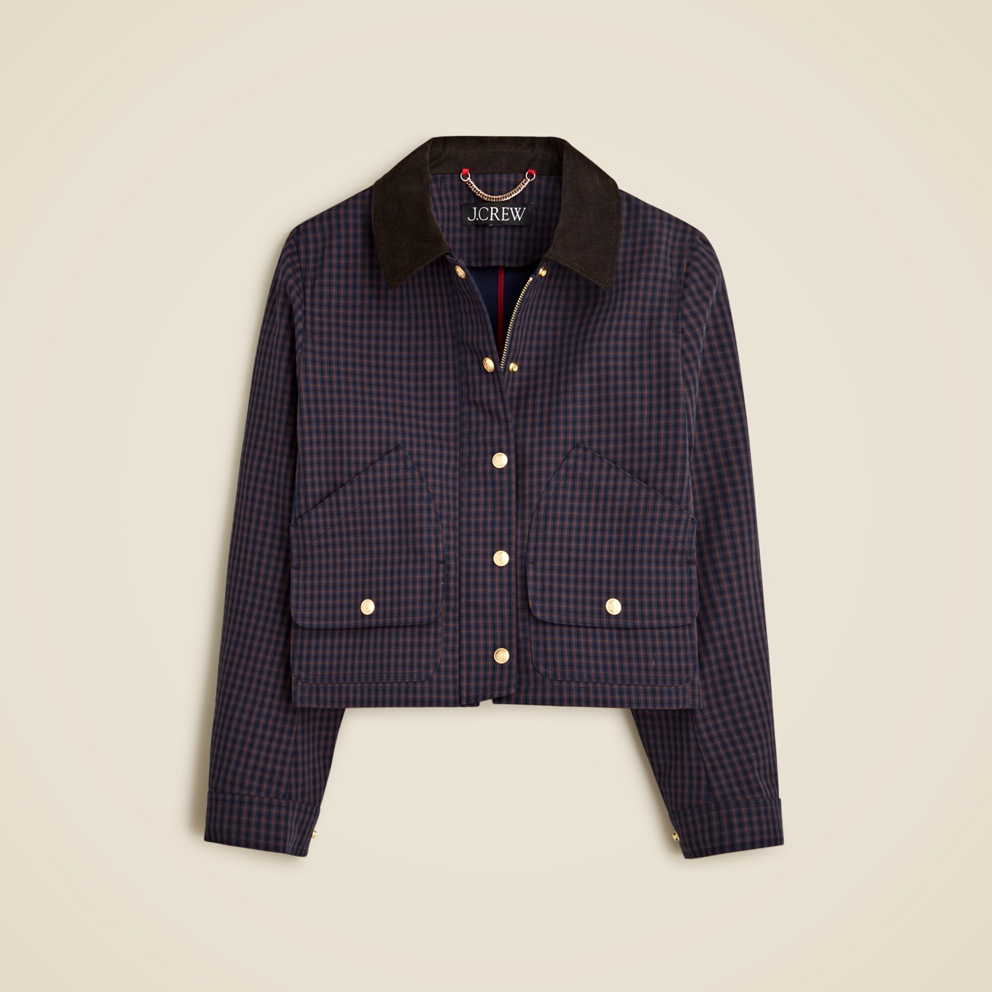 Short Barn Jacket™ in plaid