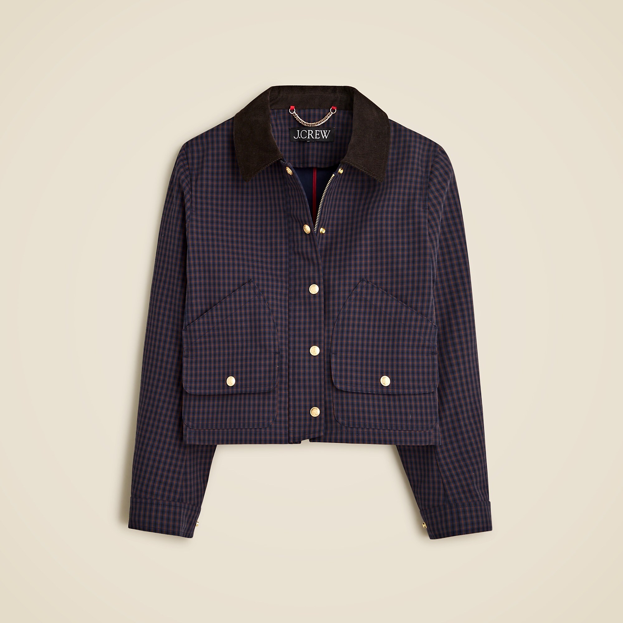 Short Barn Jacket™ in plaid