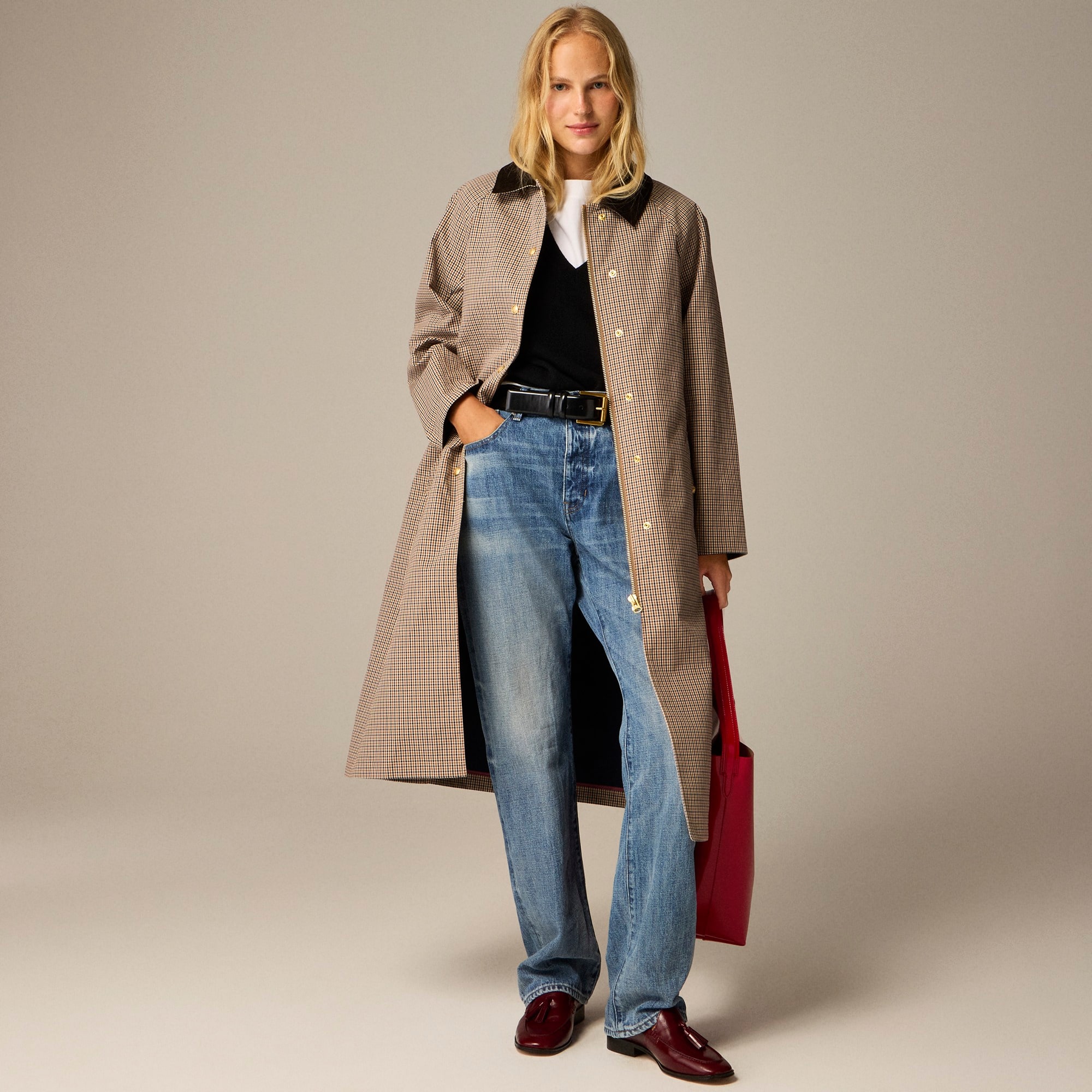 Long barn coat discount