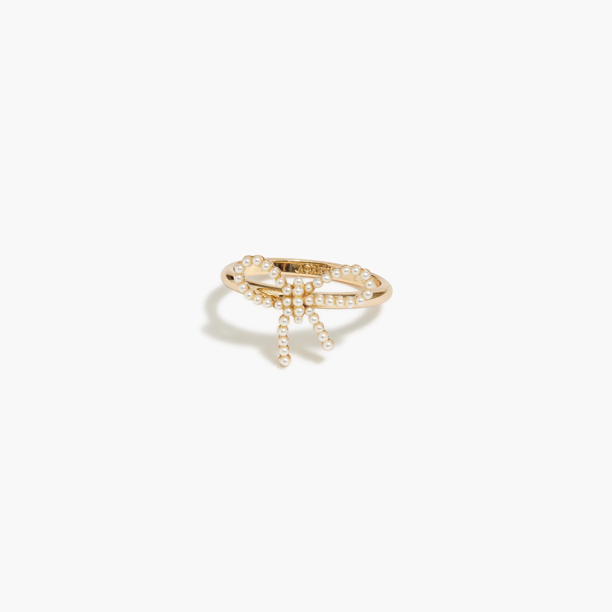  Pearl bow ring