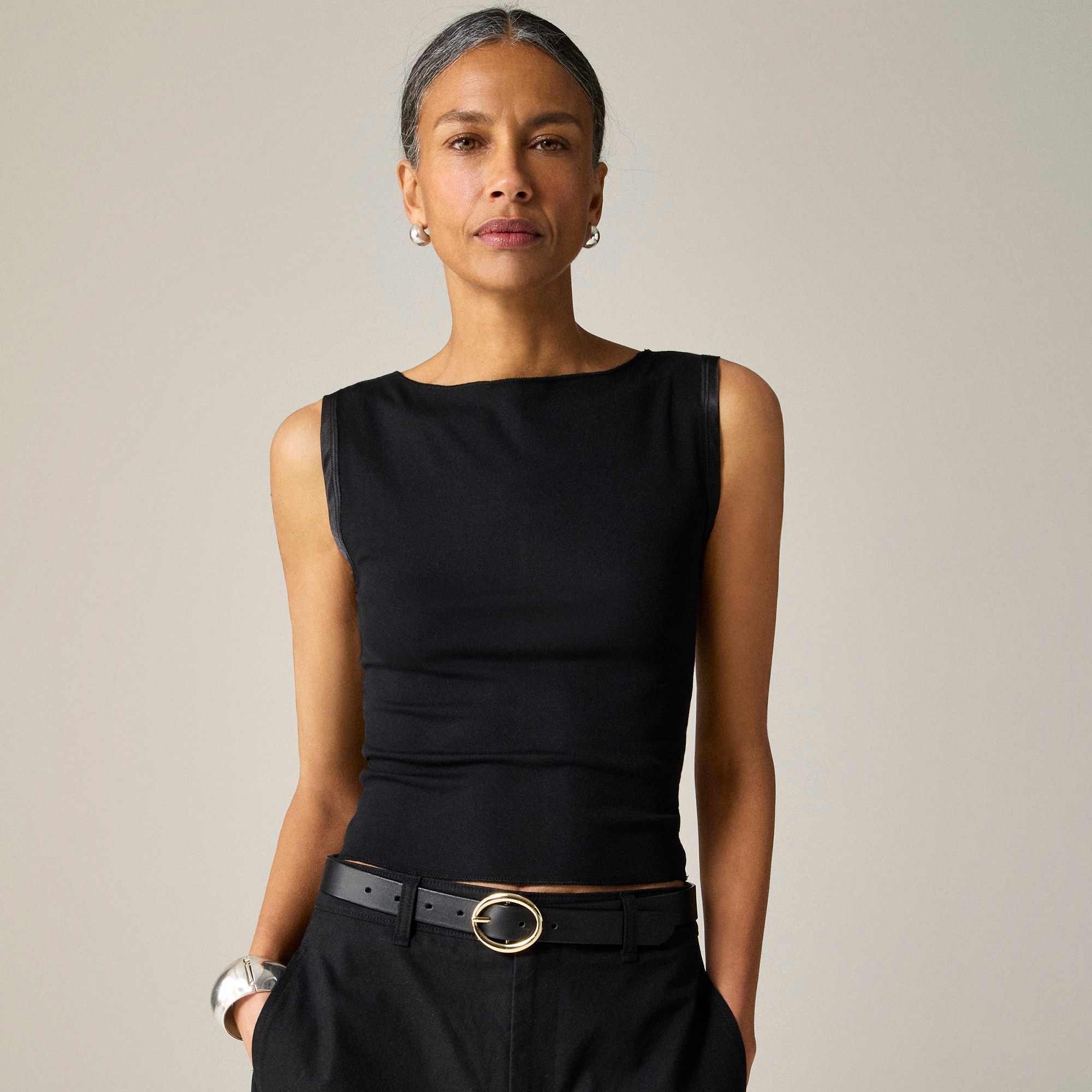 j.crew: refined rib shell tank for women